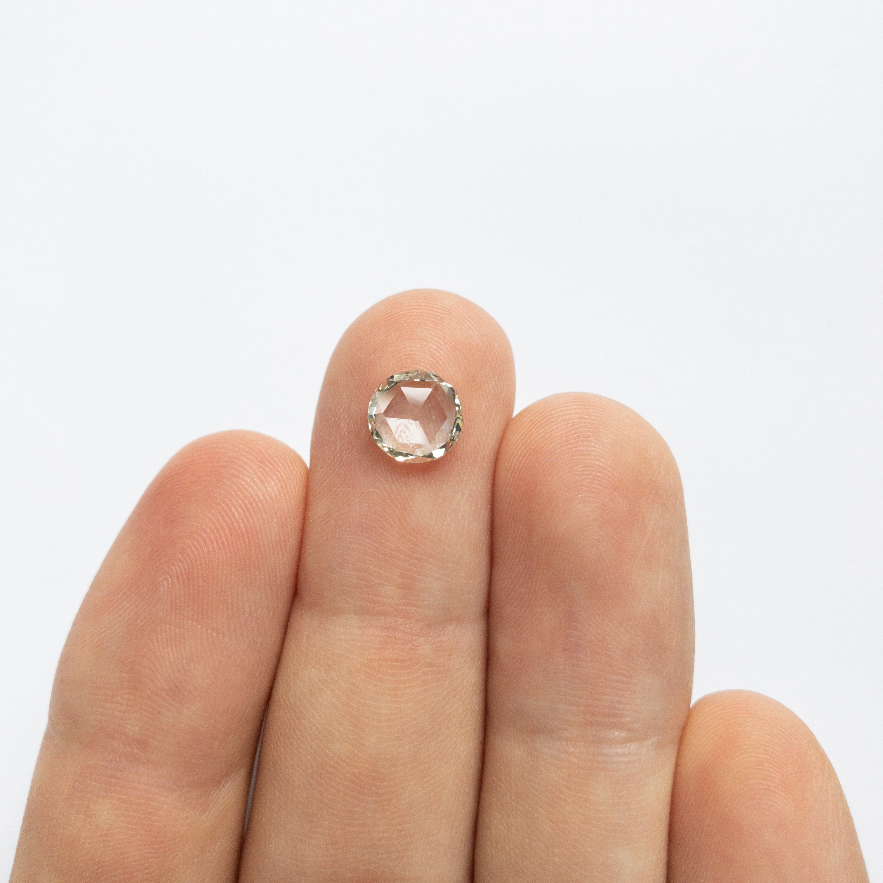 1.23ct 7.69-7.50x2.14mm SI1 J/K Round Rosecut 18008-01