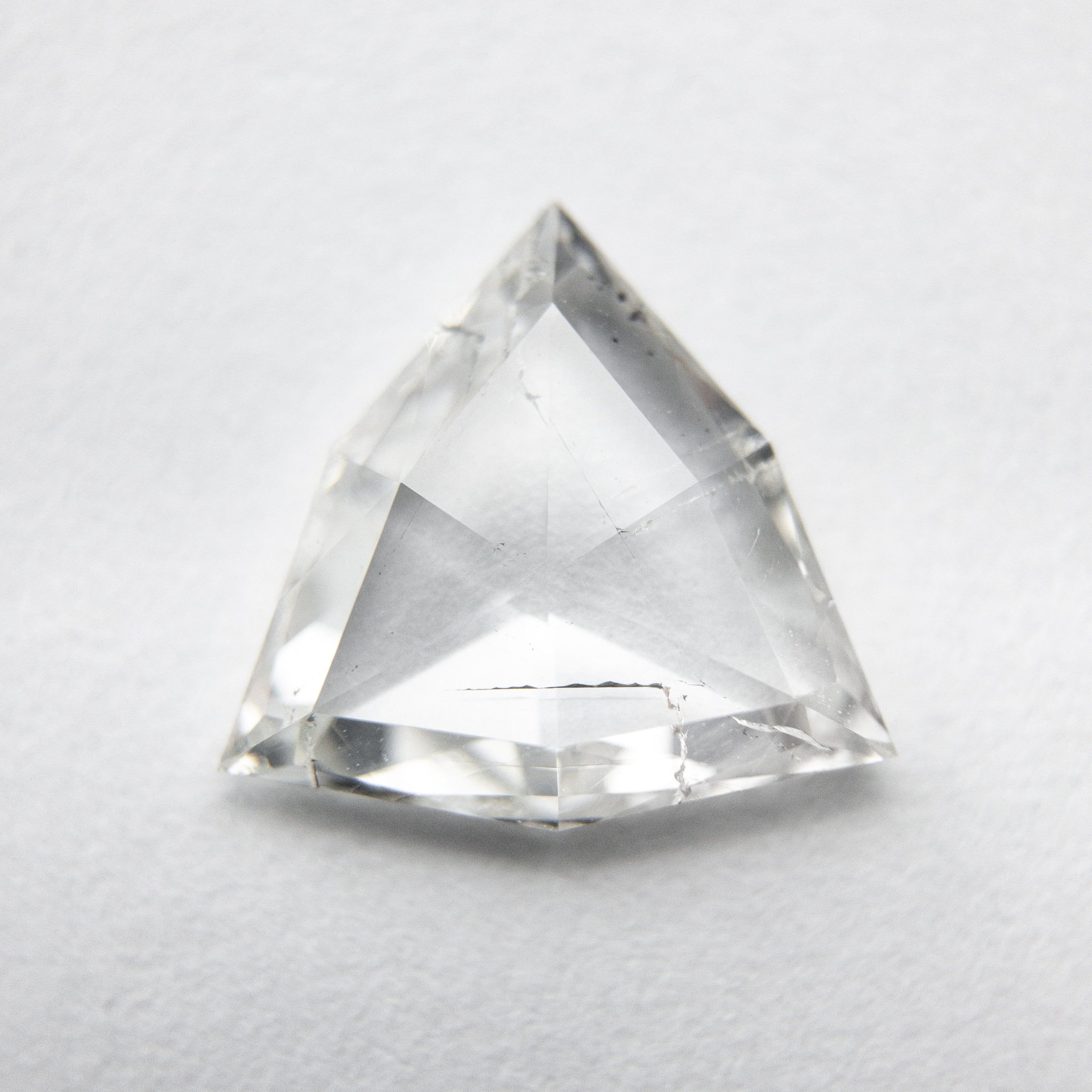 1.28ct 8.87x9.17x2.15mm SI3 I/J Geo Trillion Rosecut 18039-01