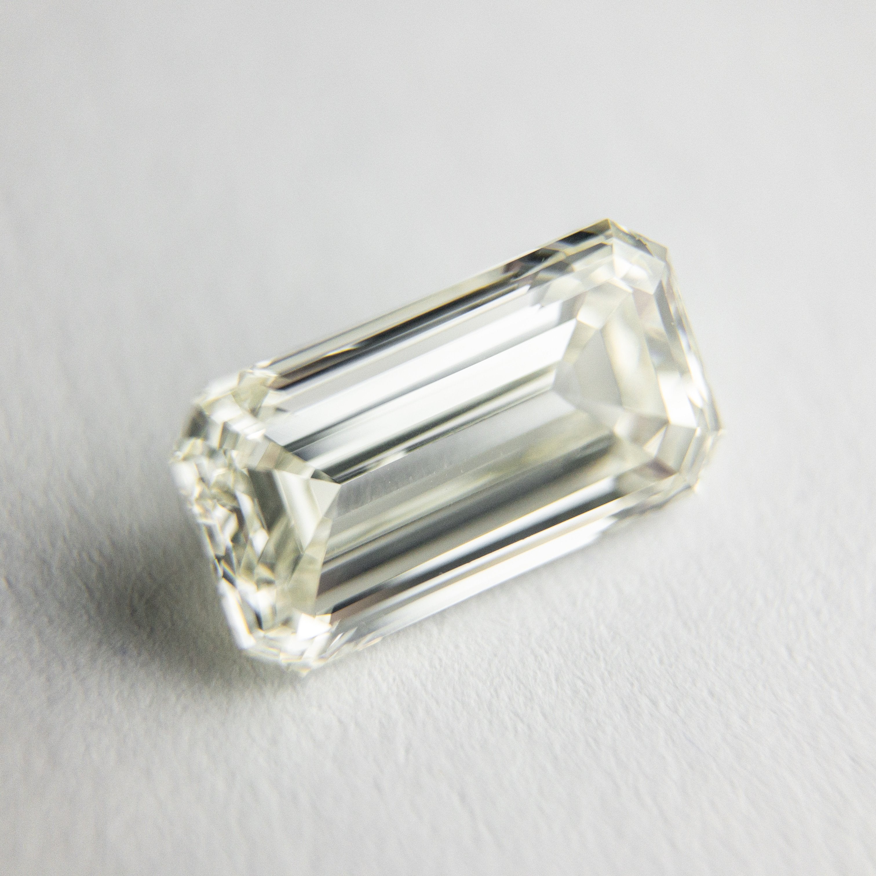 1.64ct 9.30x5.09x3.32mm SI1 Light Yellow Emerald Cut 18071-01 HOLD 6/10/20 D757
