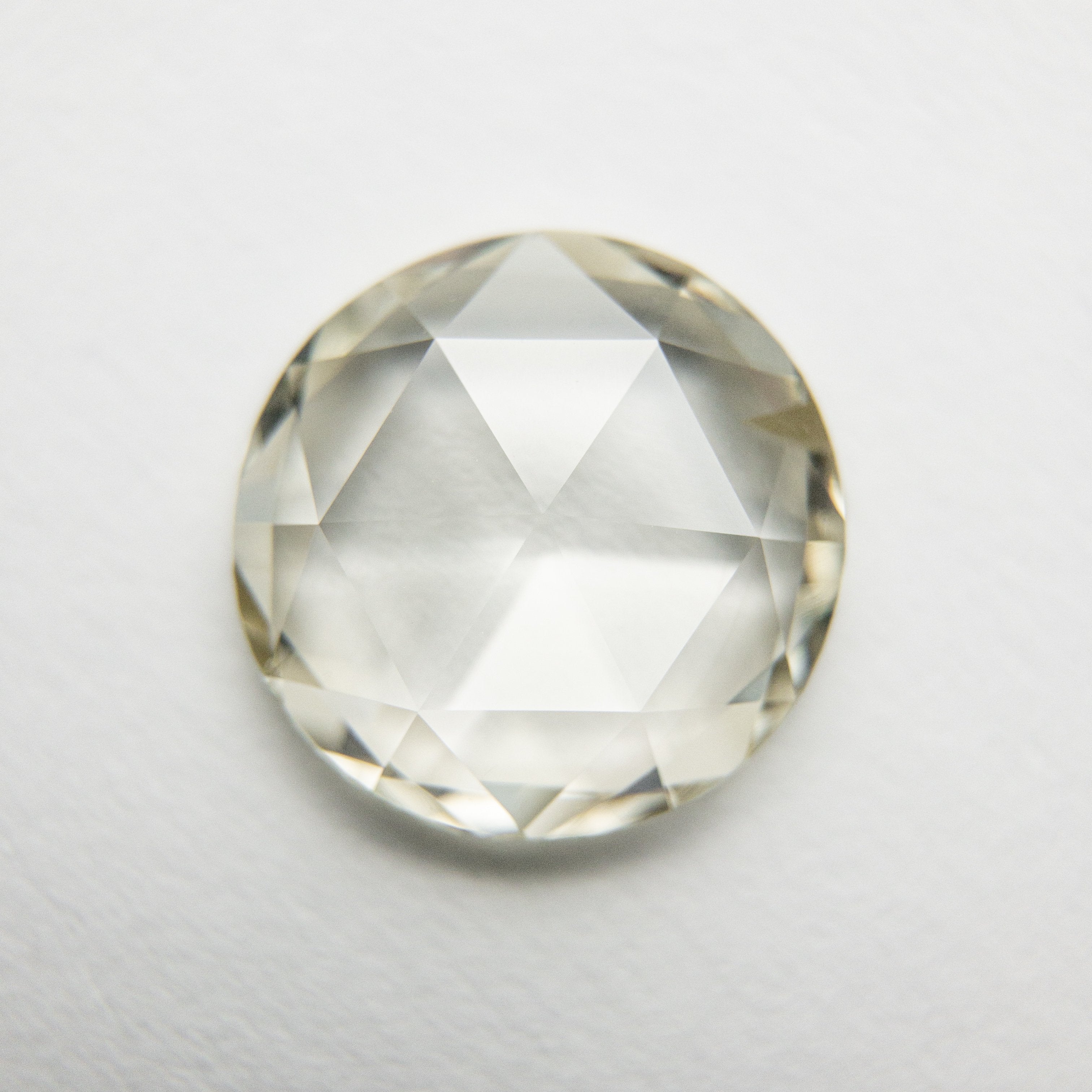 2.07ct 9.36x9.19x2.50mm SI1 Champagne Round Rosecut 18073-01