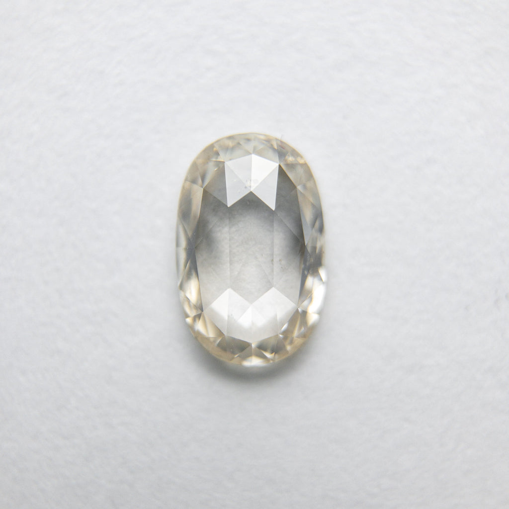 0.70ct 7.08x4.63x2.05mm Oval Rosecut 18090-11 hold d1238