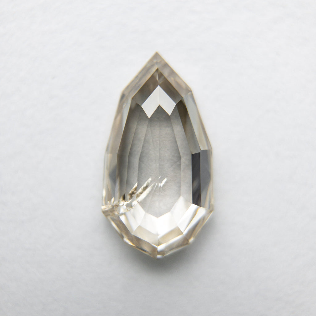 1.26ct 9.92x5.41x2.74mm Geo Pear Rosecut 18090-17