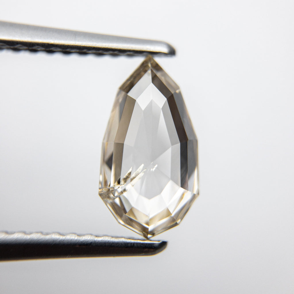1.26ct 9.92x5.41x2.74mm Geo Pear Rosecut 18090-17