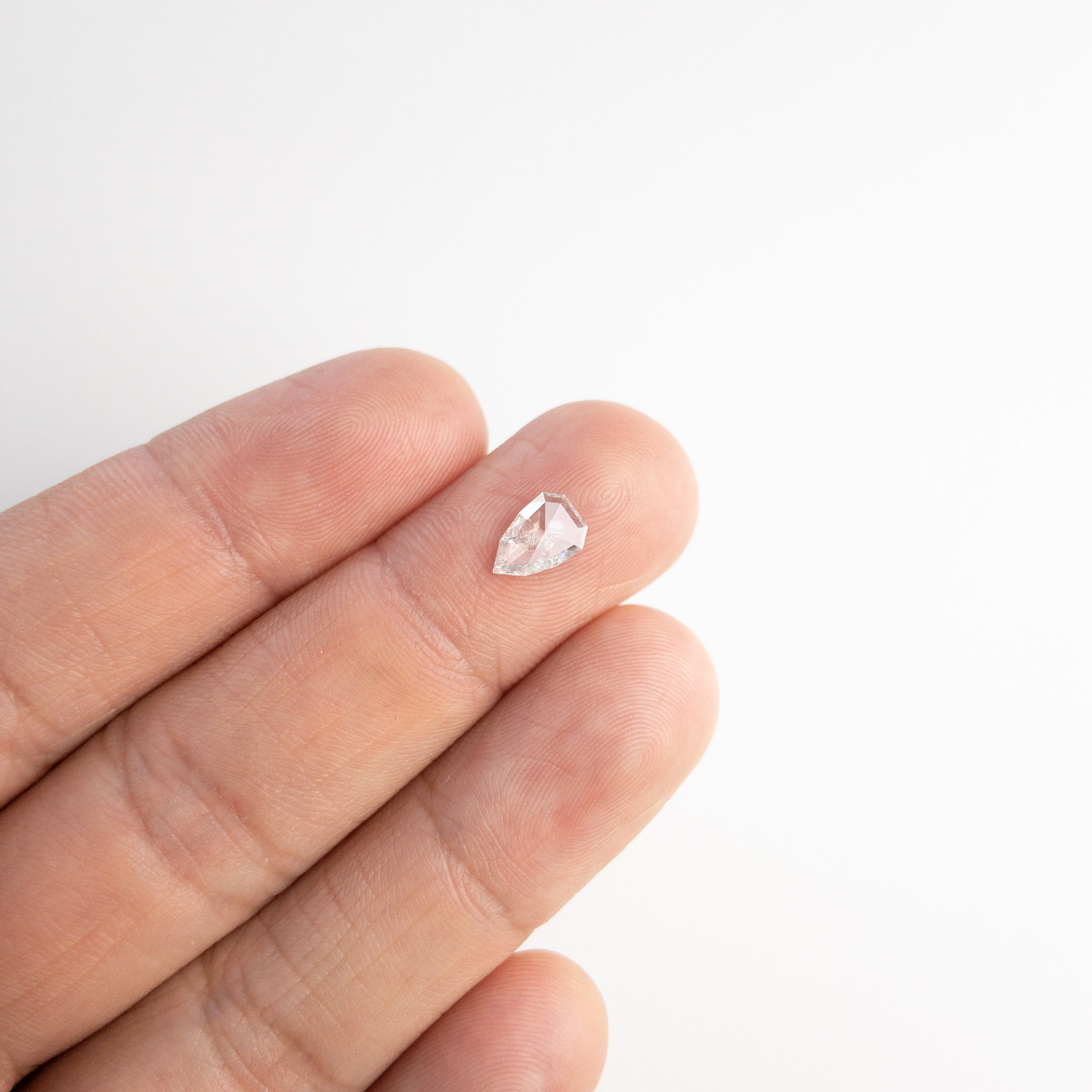 0.73ct 8.30x5.60x1.82mm Shield Rosecut 18117-06 HOLD D1358