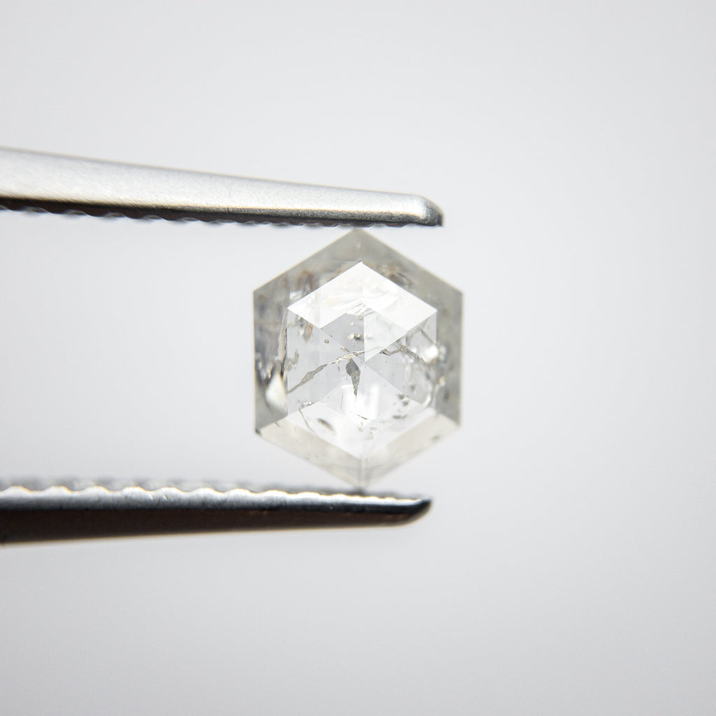 0.74ct 6.95x5.54x2.34mm Hexagon Rosecut 18121-08