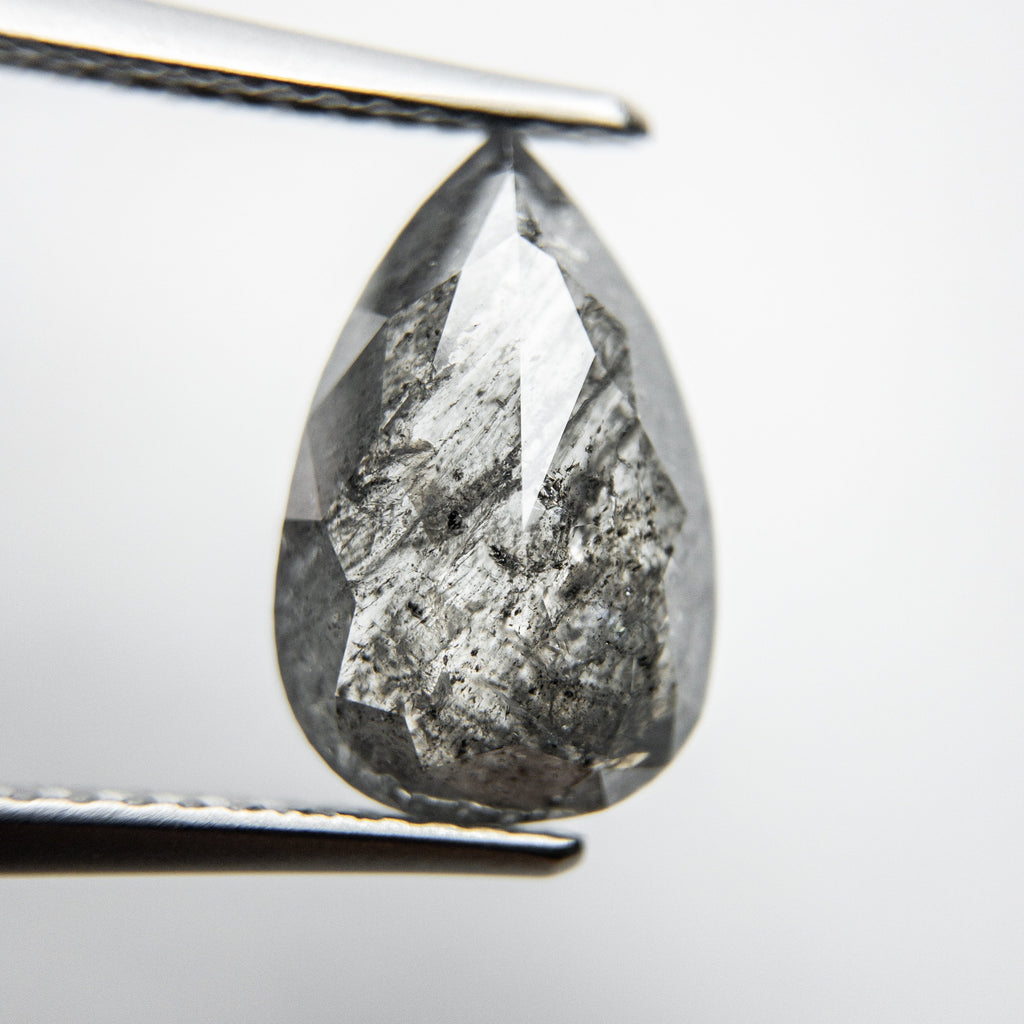 3.43ct 12.63x8.27x3.61mm Pear Rosecut 18132-06