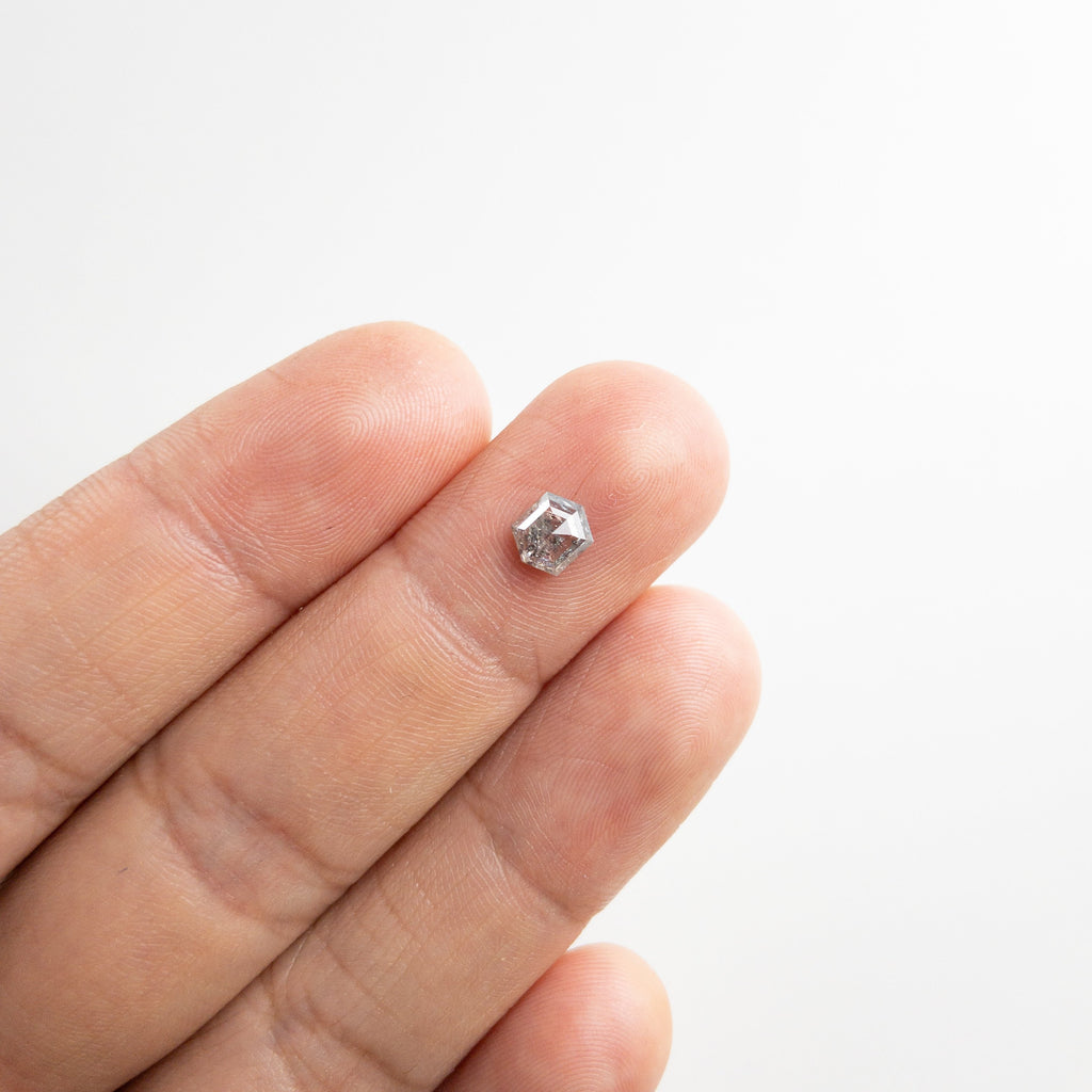 0.80ct 6.19x5.14x2.53mm Hexagon Rosecut 18134-03