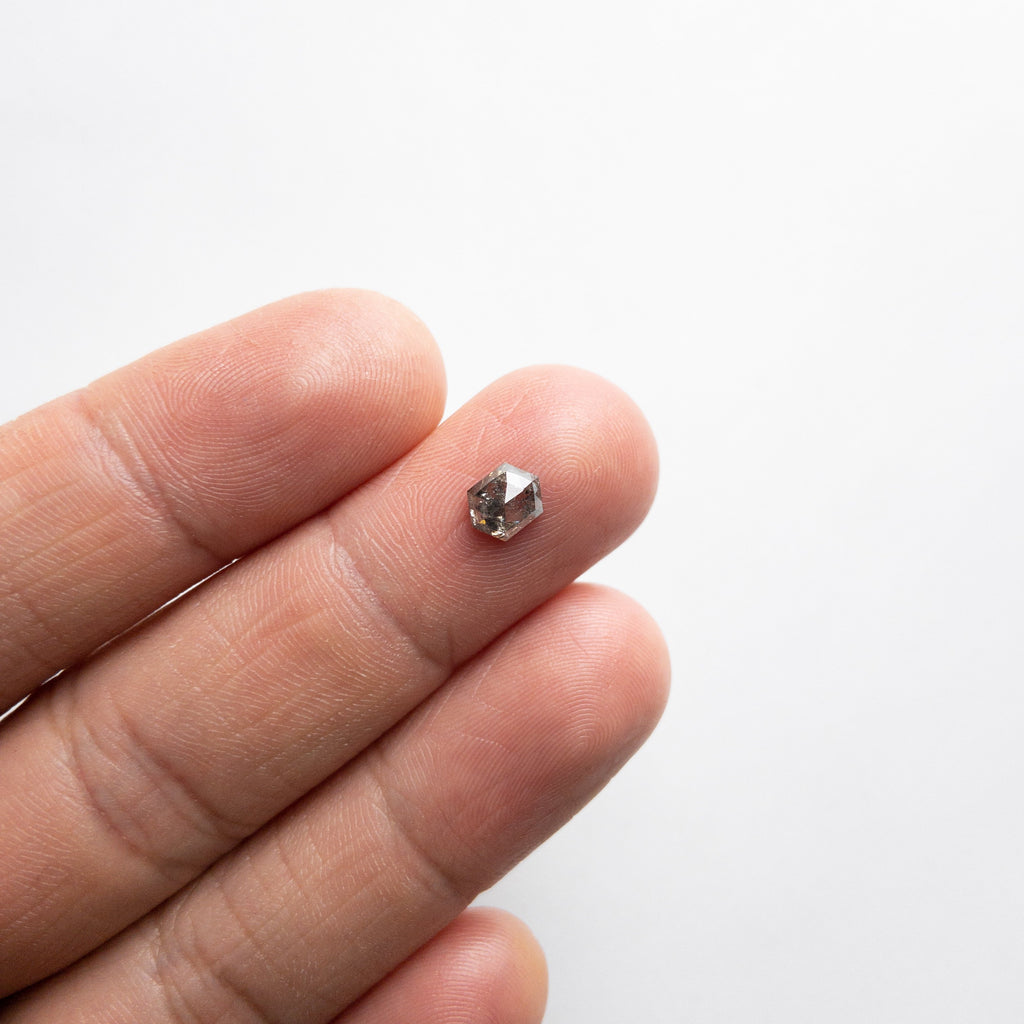 0.74ct 6.47x4.93x2.57mm Hexagon Rosecut 18134-17