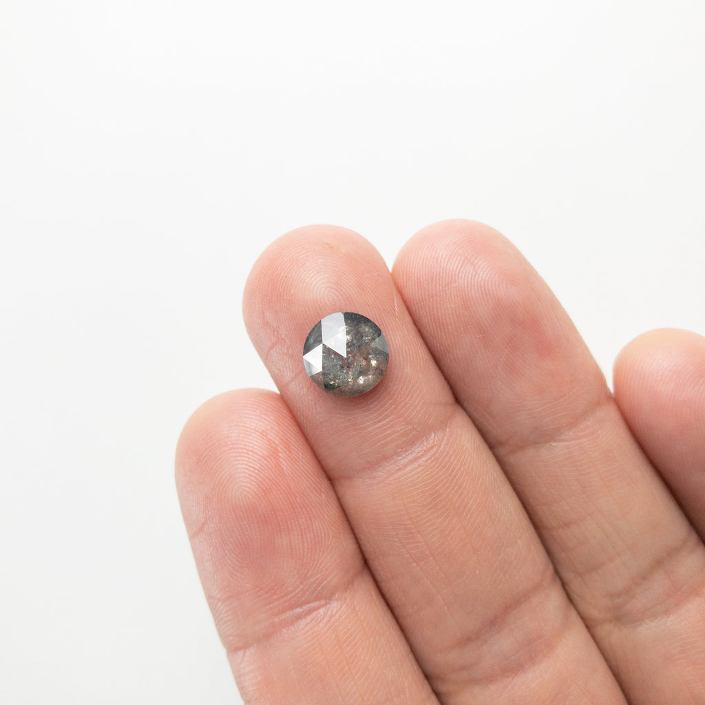 2.73ct 8.80x8.76x4.33mm Round Rosecut 18194-28 hold d771