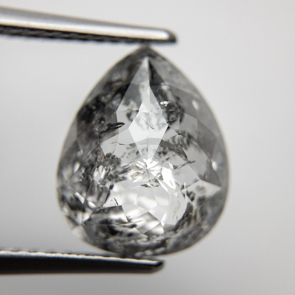 3.77ct 11.93x9.78x4.10mm Pear Rosecut 18211-01