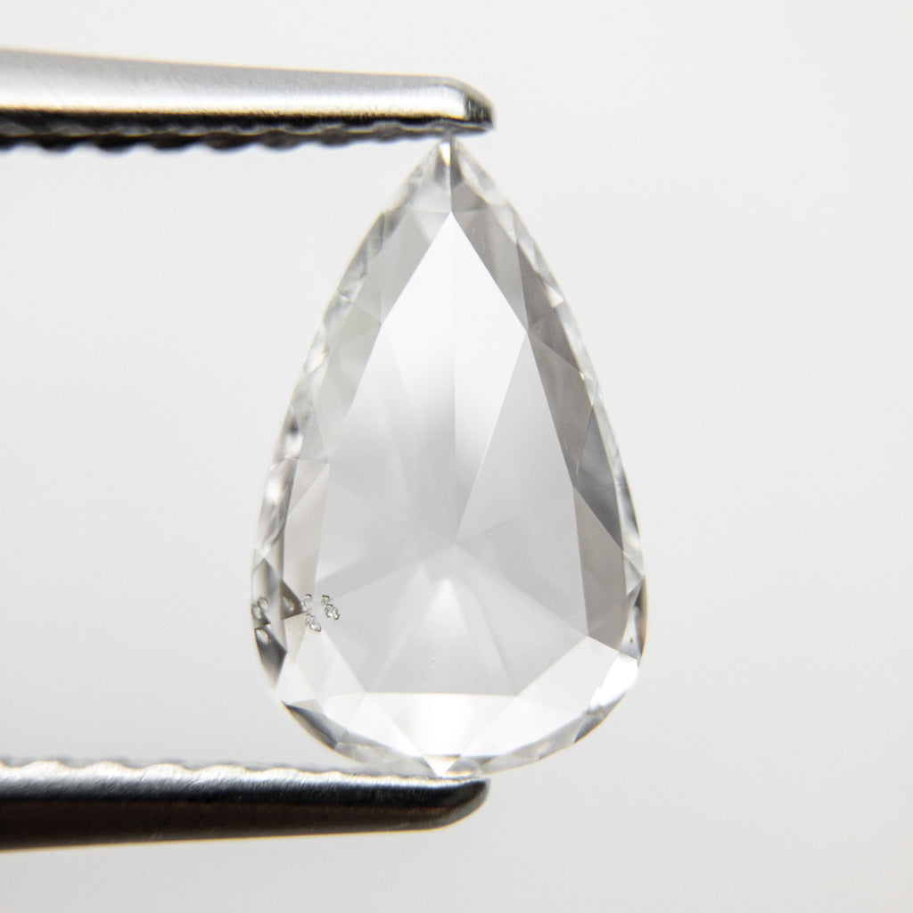 1.06ct 10.16x6.30x2.11mm SI1 F Pear Rosecut 18218-09 HOLD D1306 10/23/20