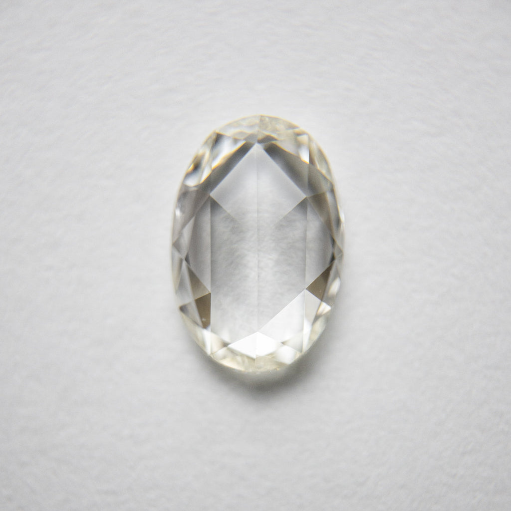 1.01ct 8.43x5.96x2.08mm VS2 K Oval Rosecut 18235-02 HOLD D1929 2.10.21