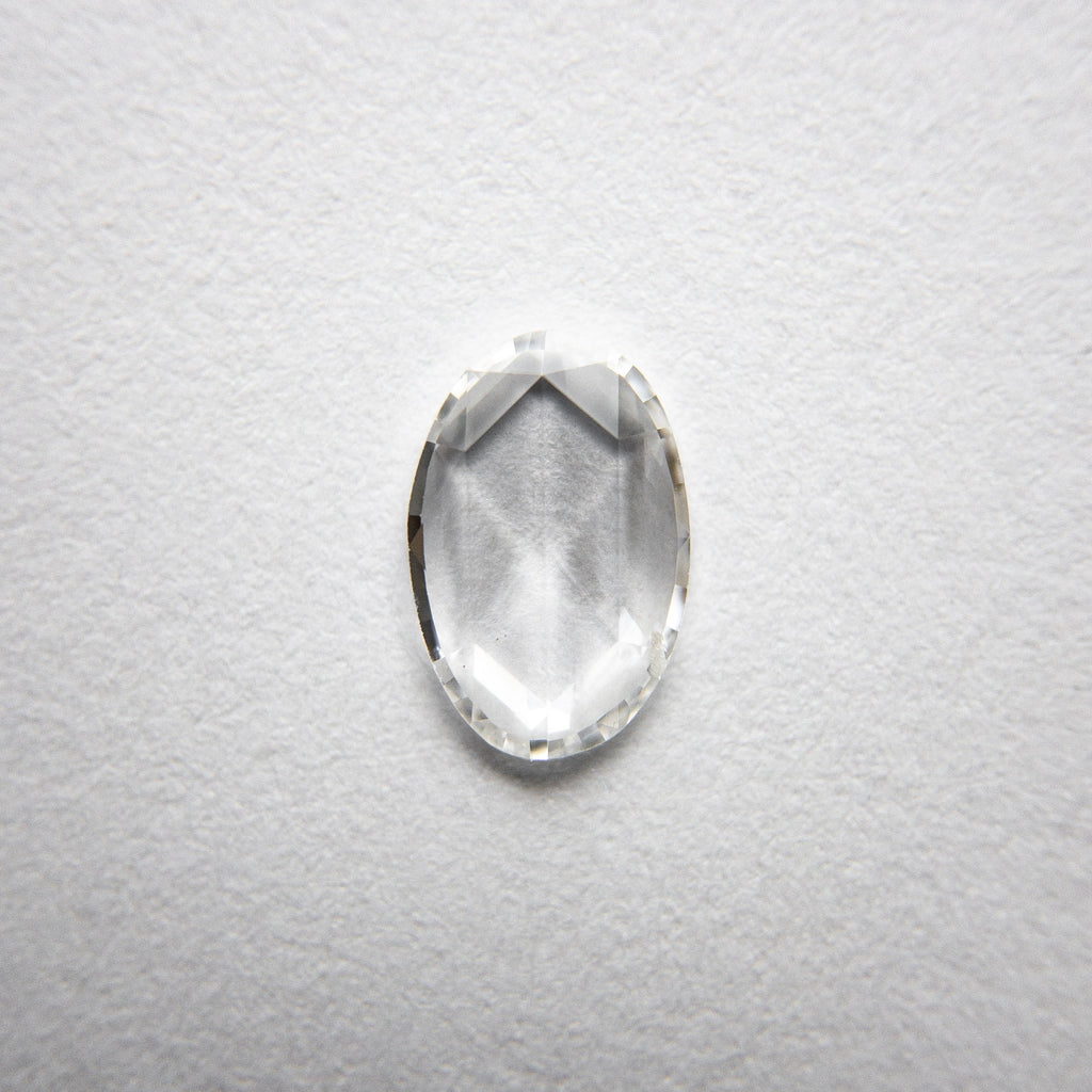 0.36ct 6.97x4.64x1.23mm Oval Rosecut 18237-01 hold D1390