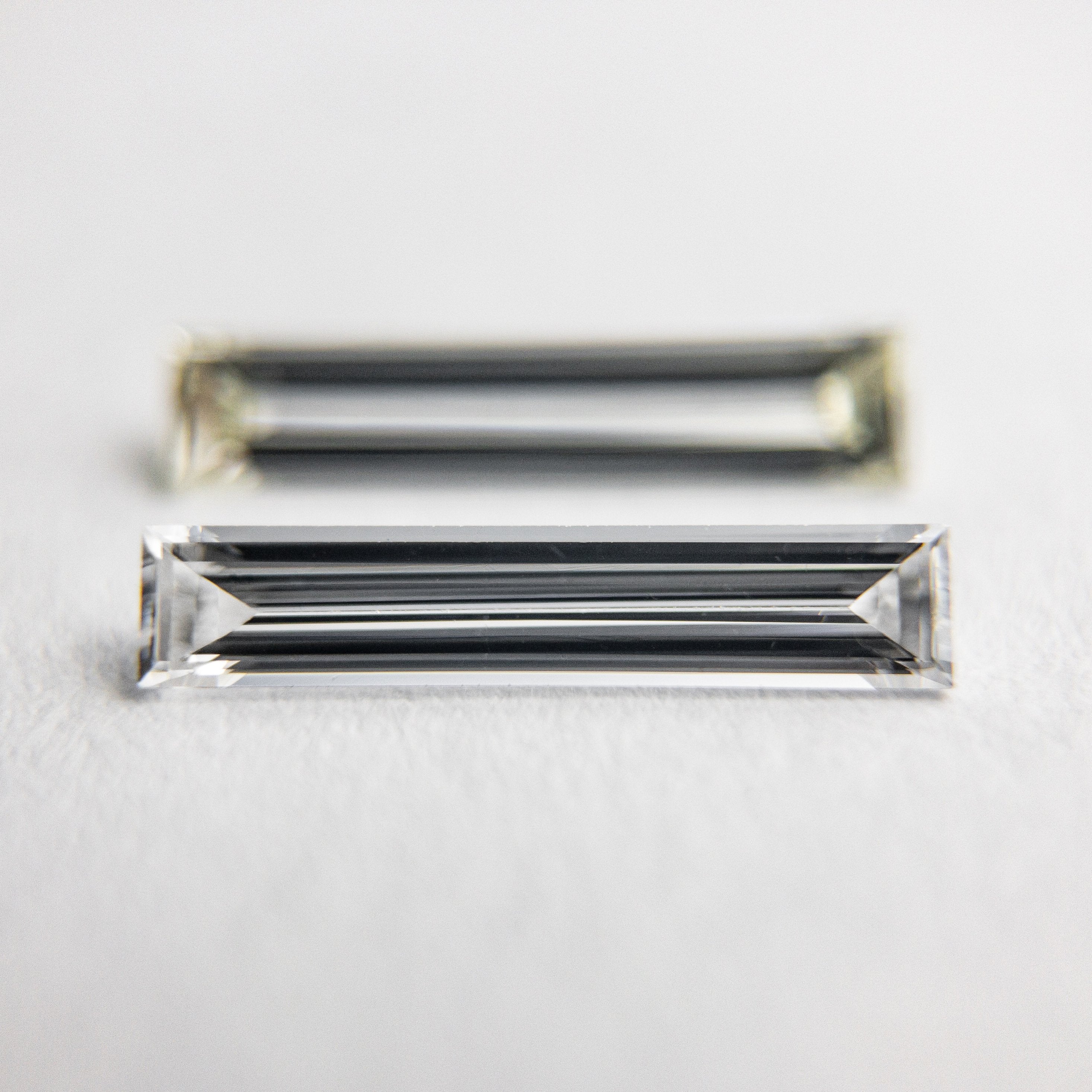 2pc 0.51cttw 9.80x2.00x1.19mm VS G L-M Baguette Step Cut Matching Pair 18280-01