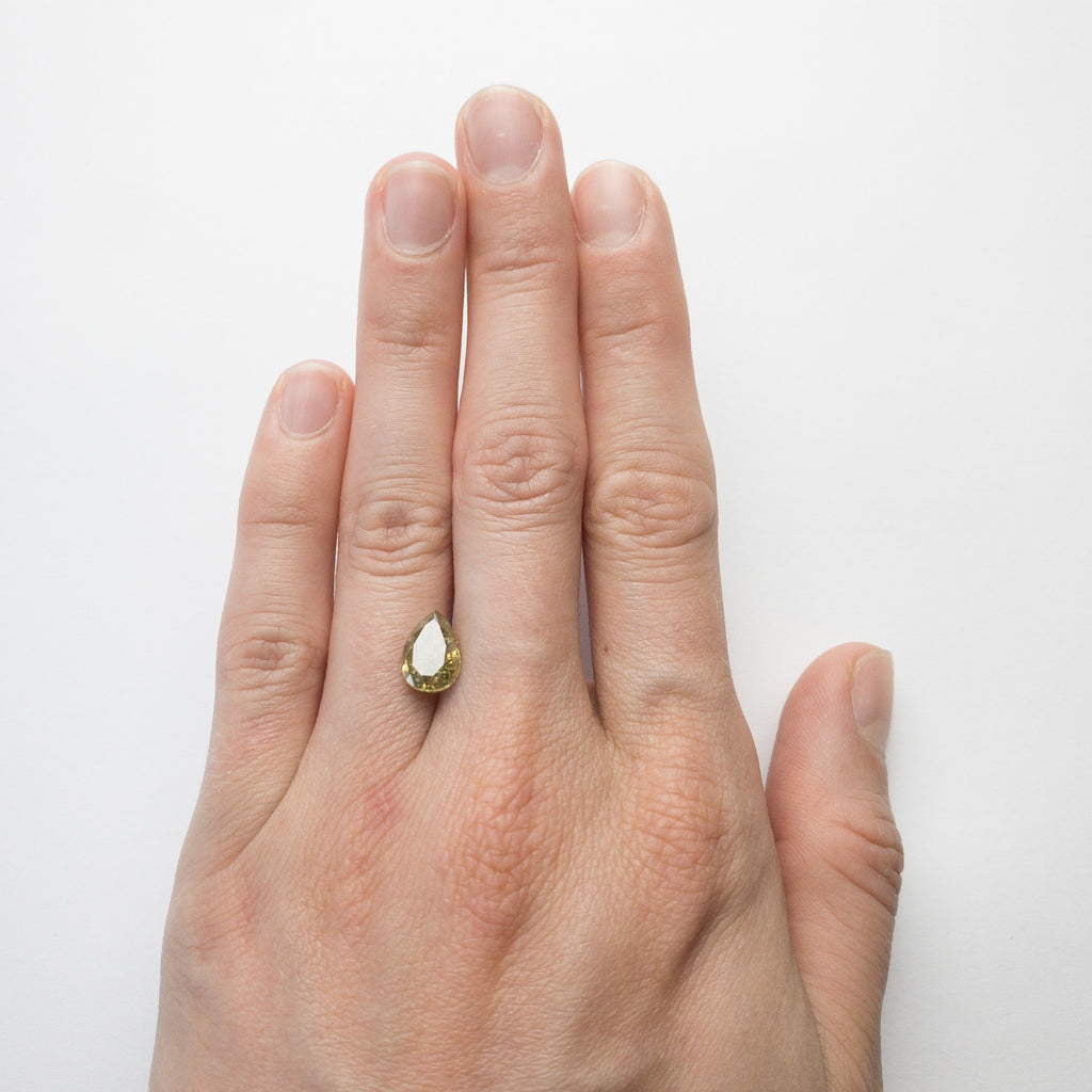 2.28ct 9.51x6.52x4.37mm Pear Double Cut 18289-01
