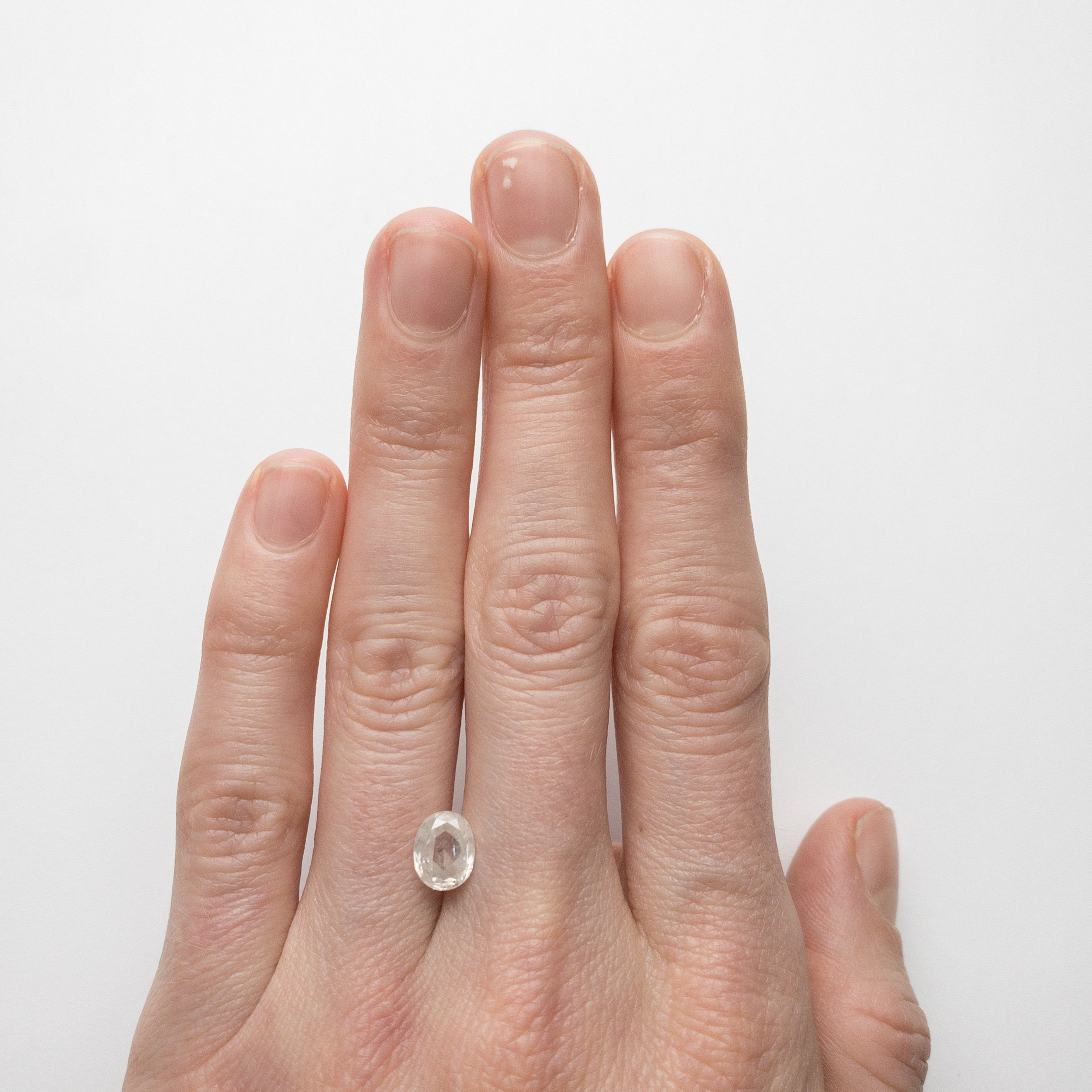 1.28ct 7.42x5.89x3.20mm Oval Rosecut 18318-07 Hold D1955