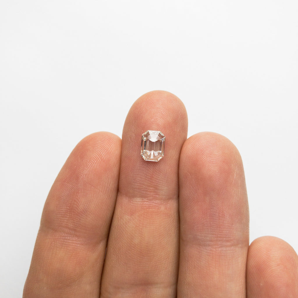 1.08ct 7.43x5.68x2.65mm SI1 J Cut Corner Rectangle Step Cut 18334-01 hold d1489