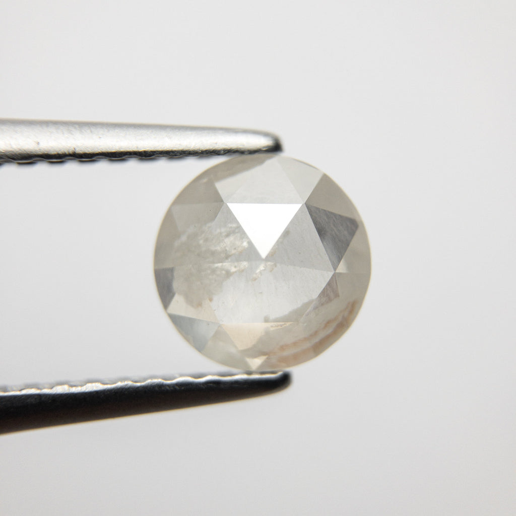 1.04ct 6.67x6.62x2.78mm Round Rosecut 18351-09 Hold #D1889