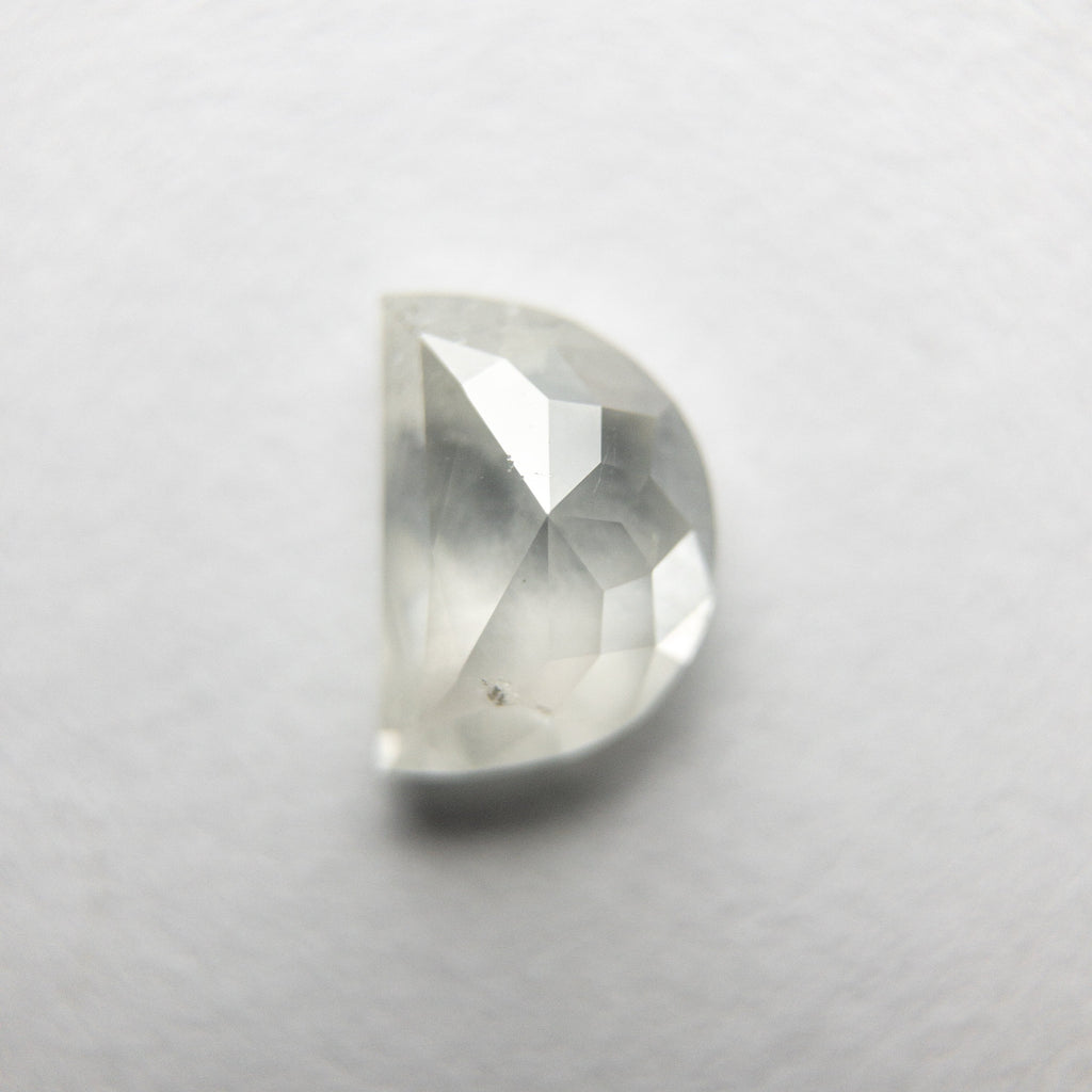 0.80ct 6.37x4.44x2.95mm Half Moon Rosecut 18351-15 HOLD D1630