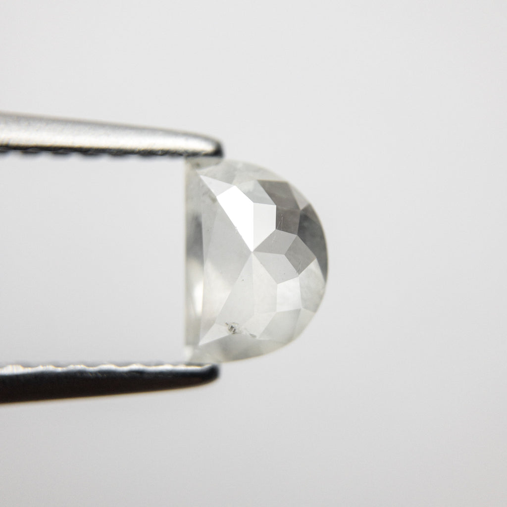 0.80ct 6.37x4.44x2.95mm Half Moon Rosecut 18351-15 HOLD D1630