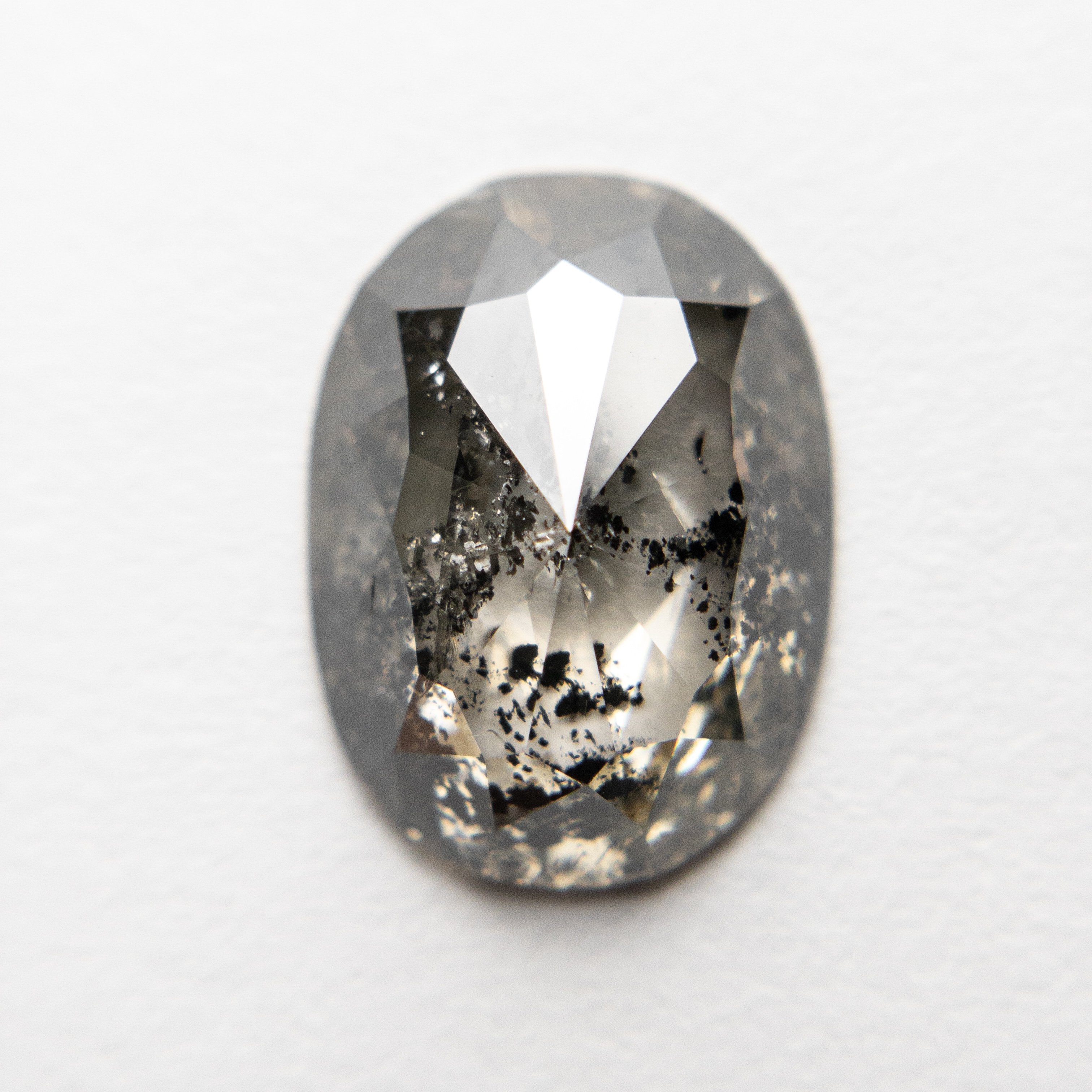 3.40ct 12.49x9.20x3.91mm Oval Rosecut 18419-02 HOLD D1873