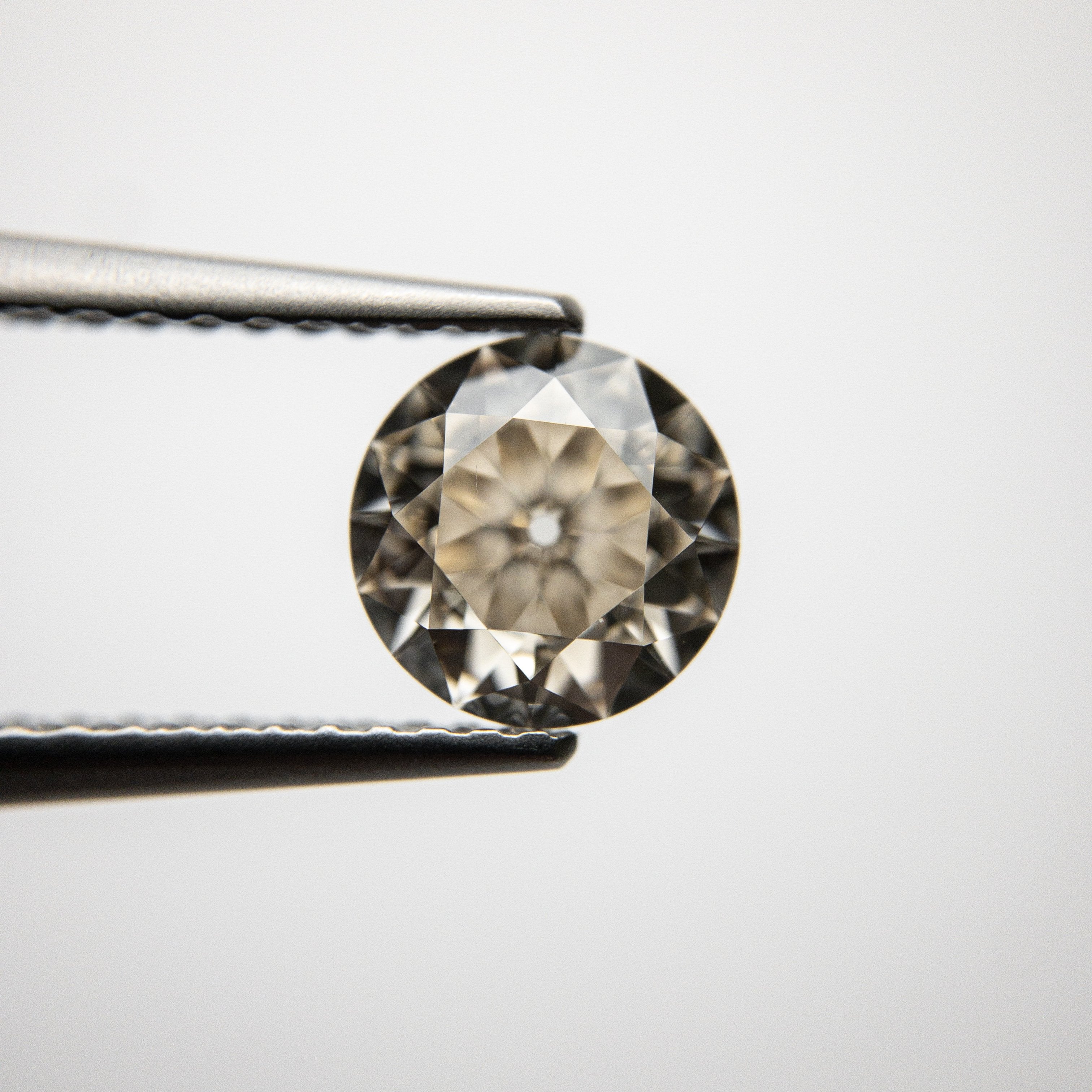1.01ct 6.72x6.70x3.22mm VS2 Champagne Modern Old European Cut 18432-05 🇷🇺 HOLD D1726