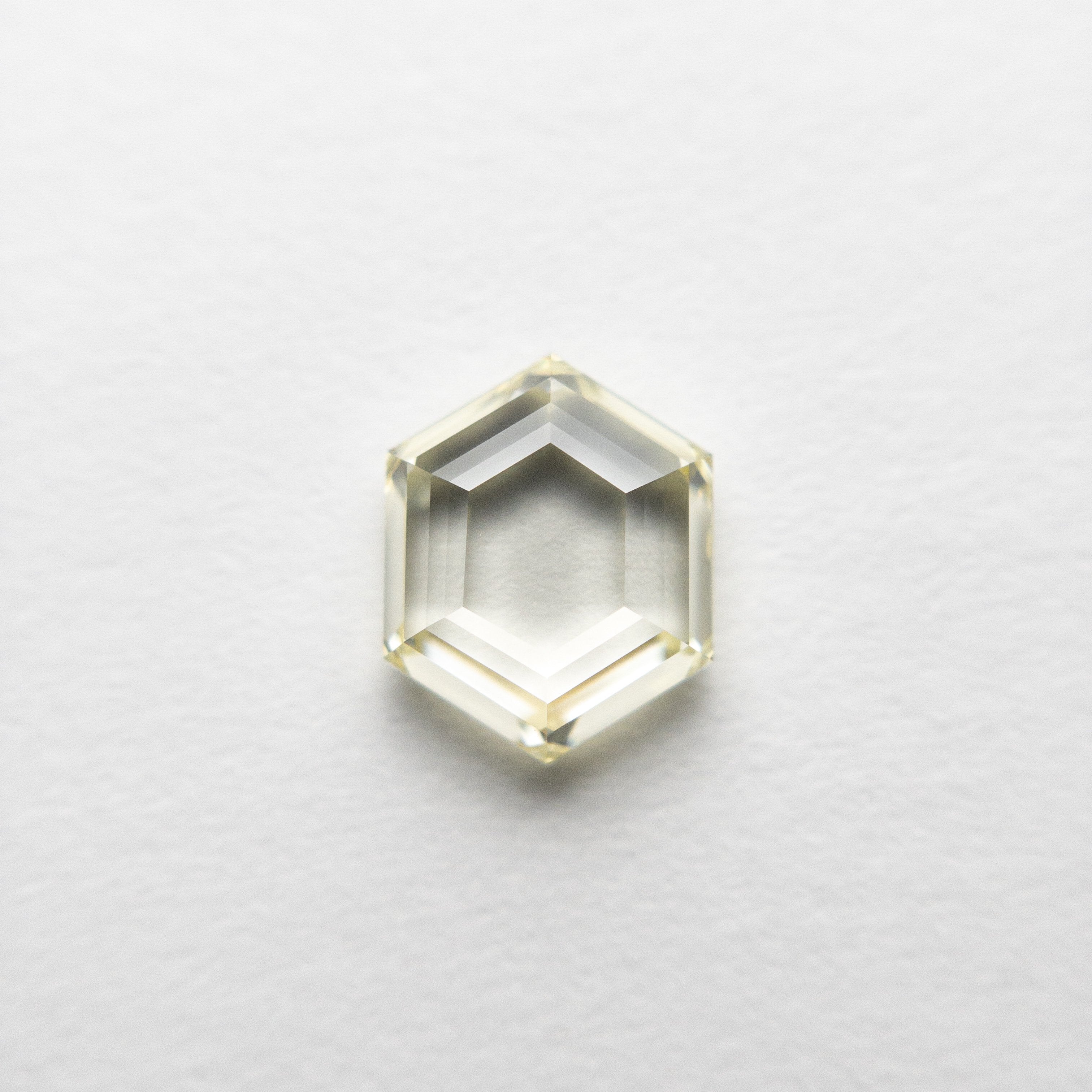 1.04ct 7.10x5.68x2.61mm VS2 Fancy Yellow Hexagon Step Cut 18469-01 🇨🇦
