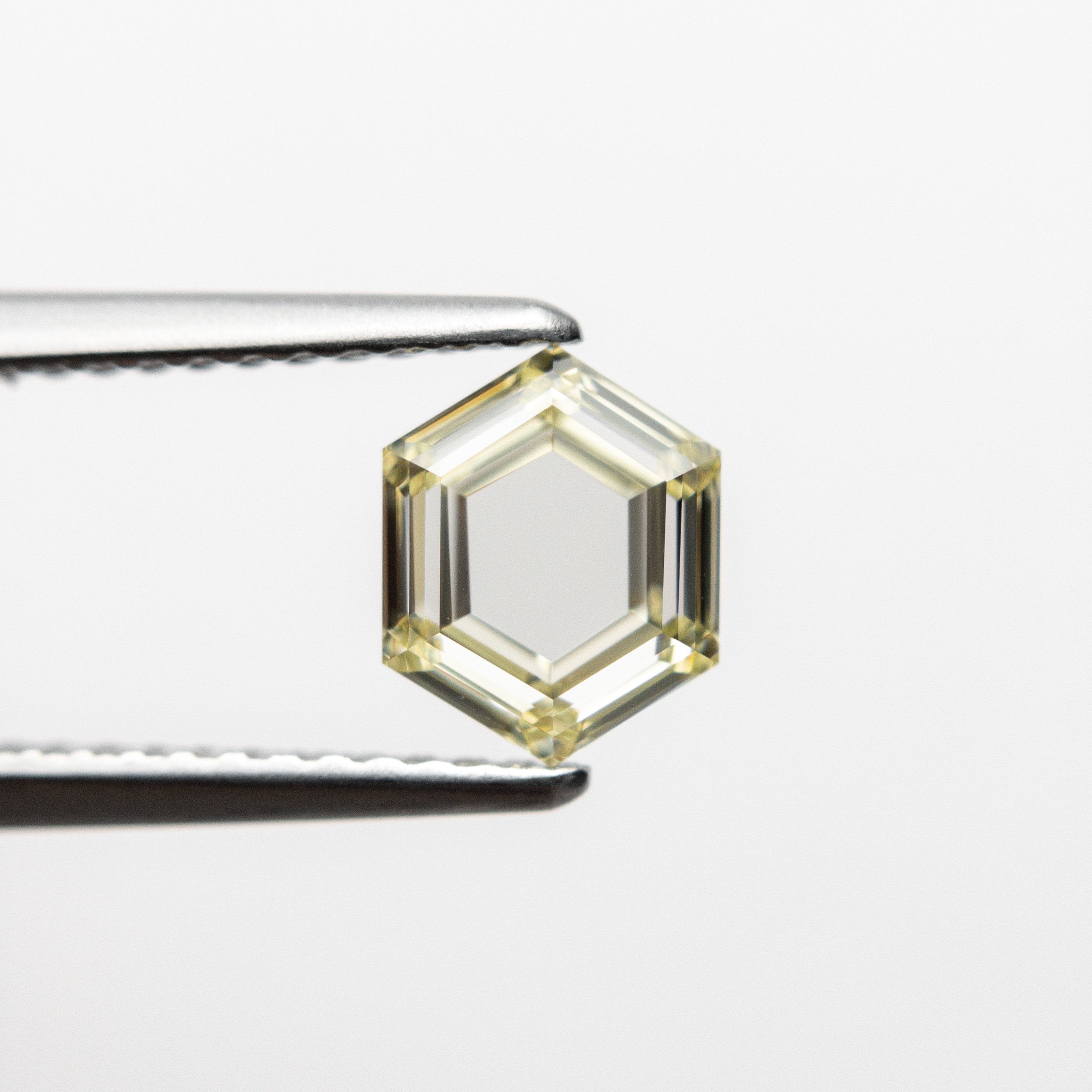 1.04ct 7.10x5.68x2.61mm VS2 Fancy Yellow Hexagon Step Cut 18469-01 🇨🇦
