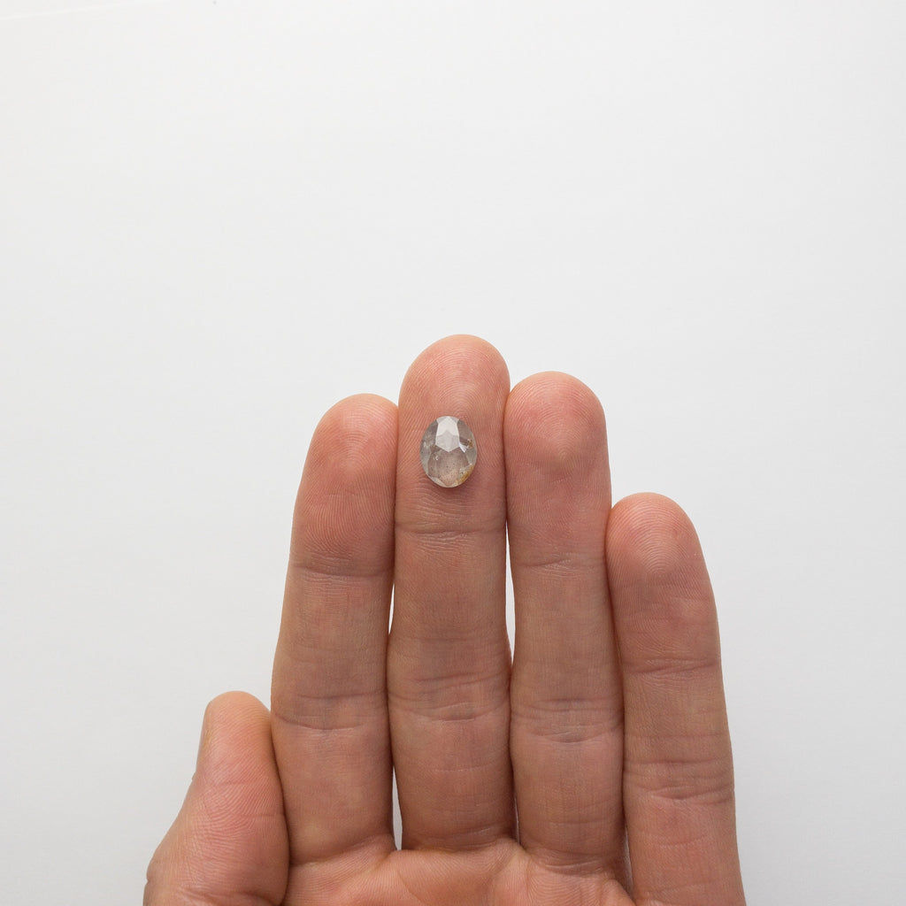 2.61ct 10.40x8.34x3.26mm Oval Rosecut 18483-04