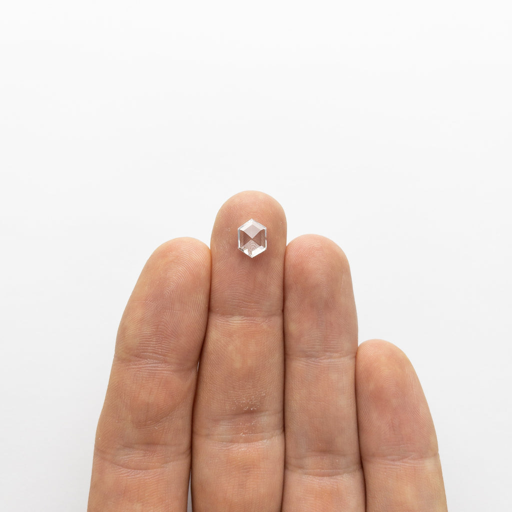 1.11ct 8.32x6.04x2.11mm Hexagon Rosecut 18495-11