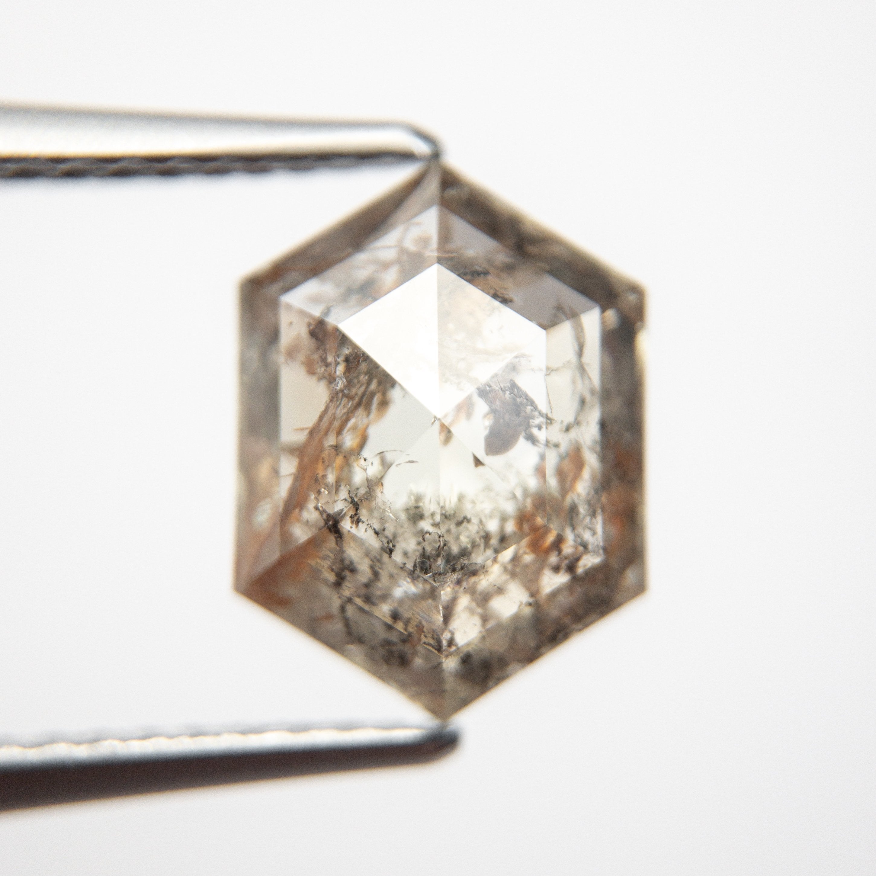 3.23ct 10.98x8.10x4.37mm Hexagon Rosecut 18523-26