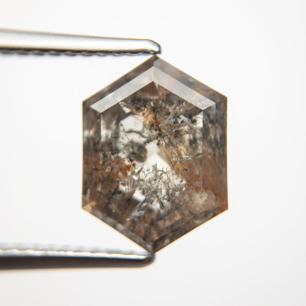 3.23ct 10.98x8.10x4.37mm Hexagon Rosecut 18523-26