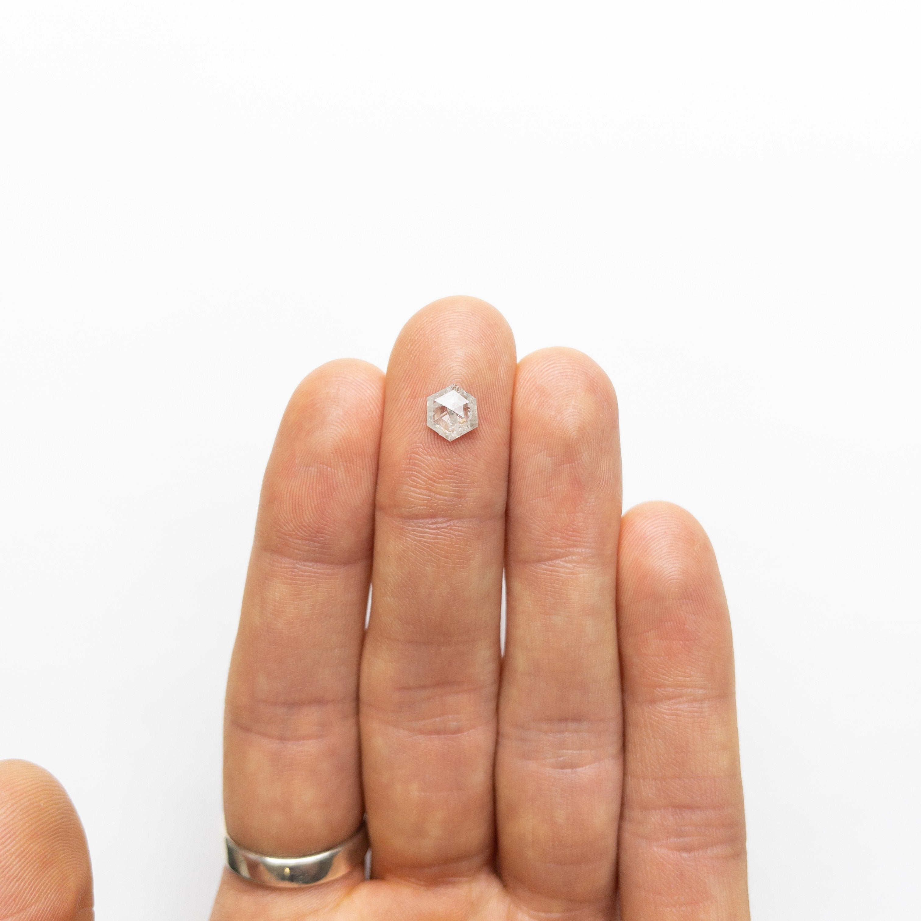 0.87ct 7.05x6.28x2.14mm Hexagon Rosecut 18553-05