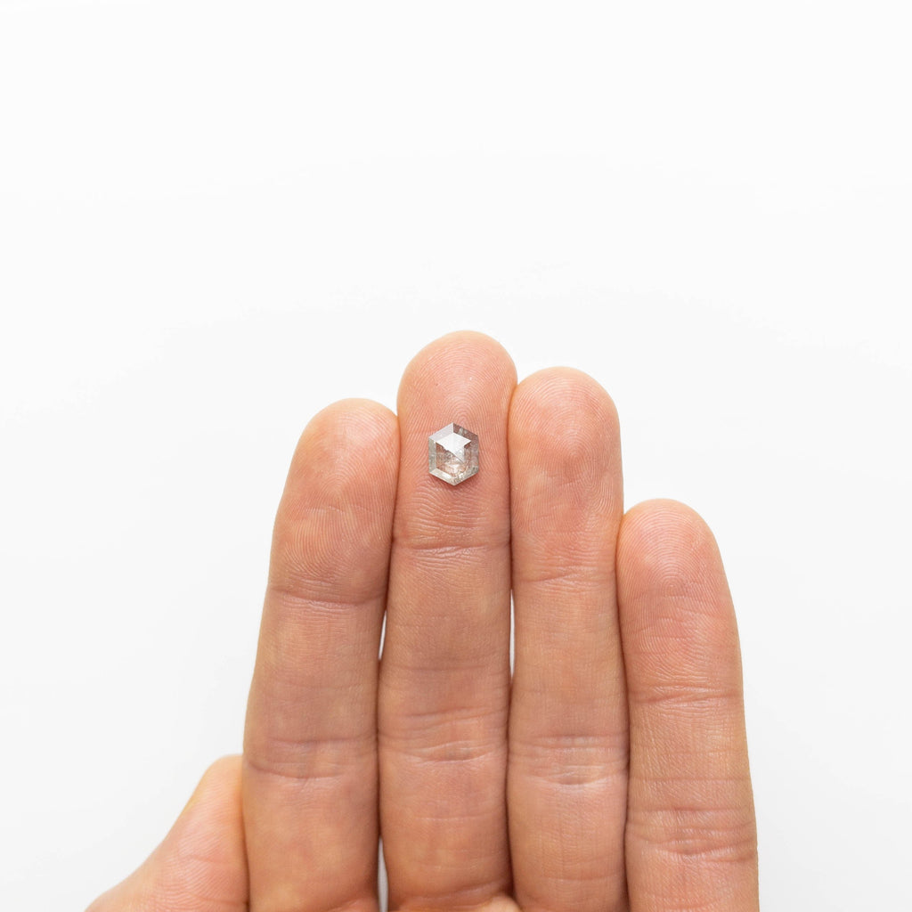 1.10ct 8.20x6.45x2.24mm Hexagon Rosecut 18553-23