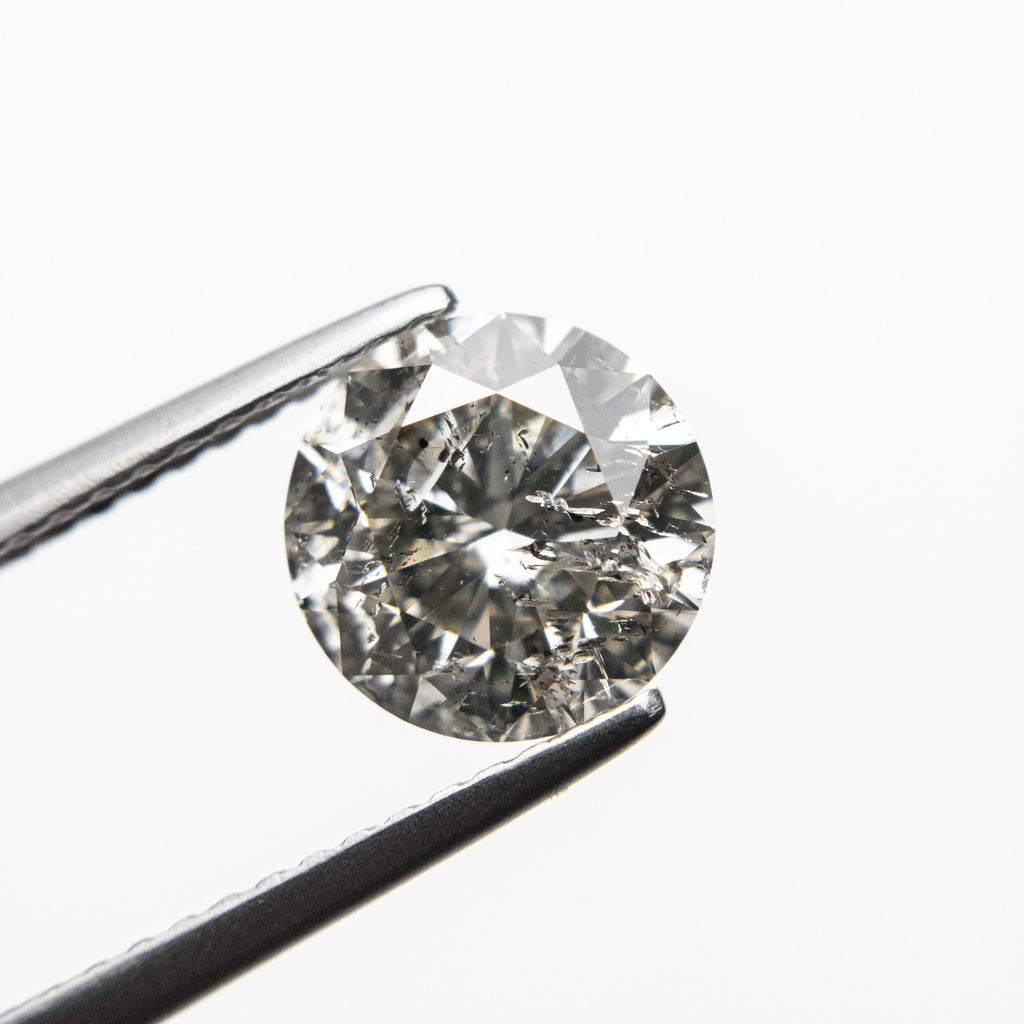 1.80ct 7.78x7.71x4.81mm Champagne Salt and Pepper Round Brilliant 18673-01