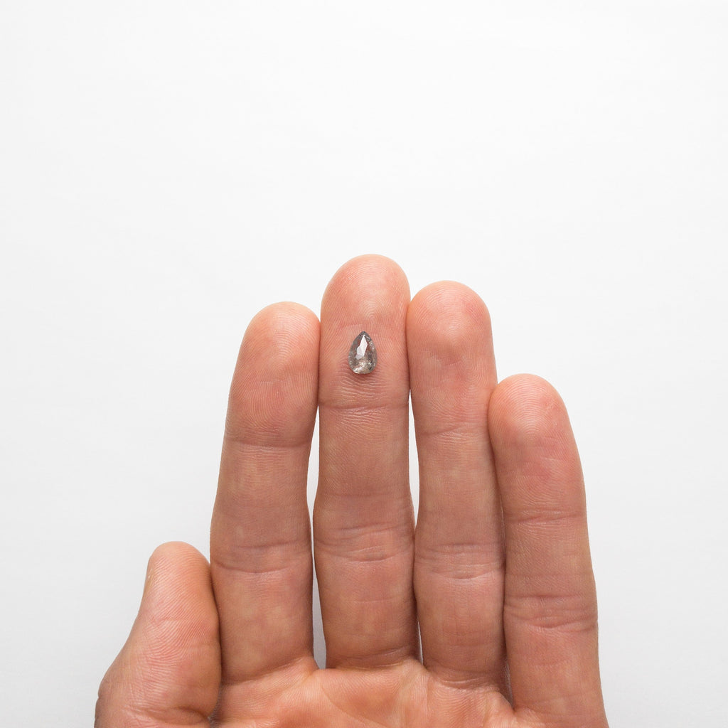 0.92ct 7.96x5.40x2.57mm Pear Rosecut 18724-16