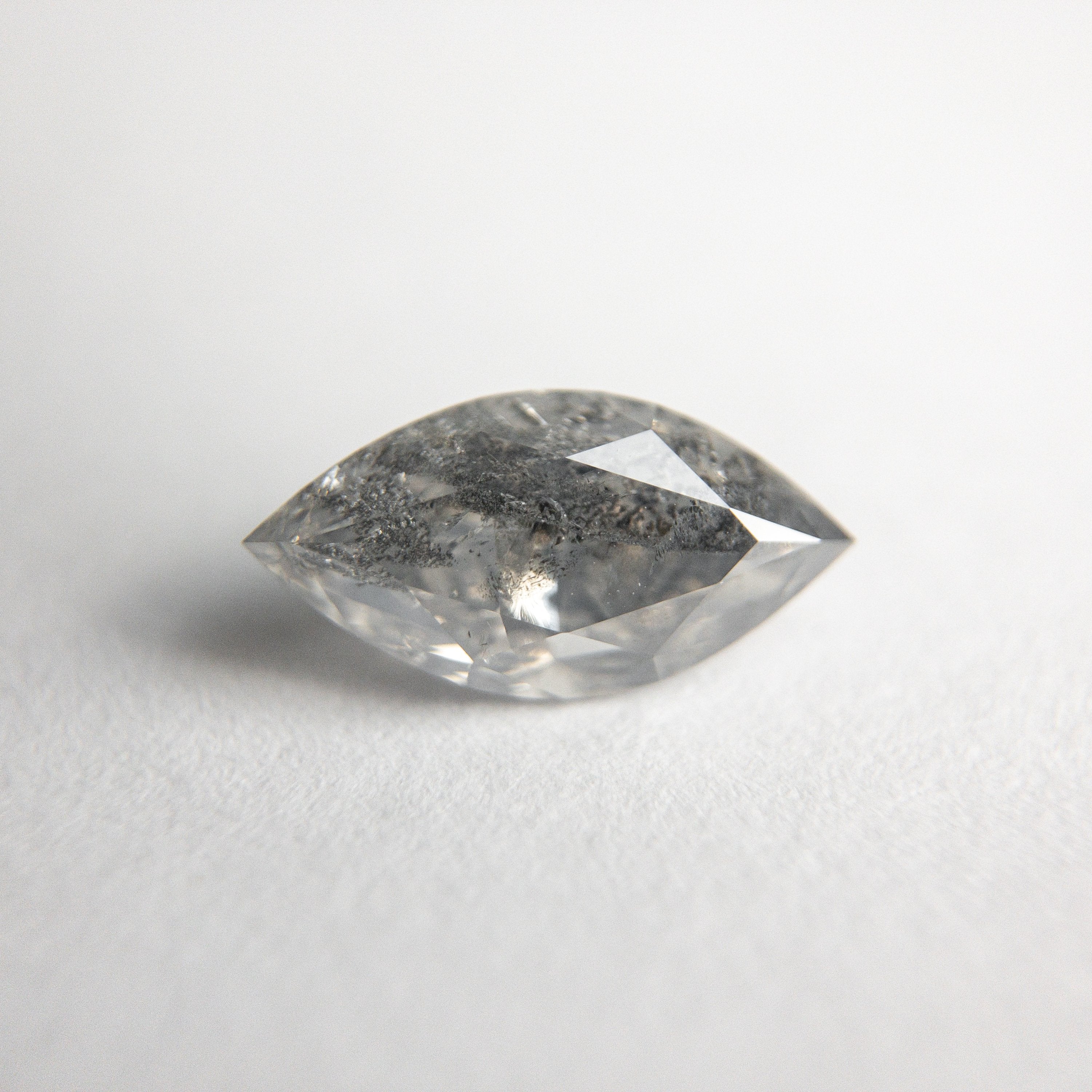 1.08ct  9.59x4.94x4.00mm Salt and Pepper Marquise Brilliant 18725-02