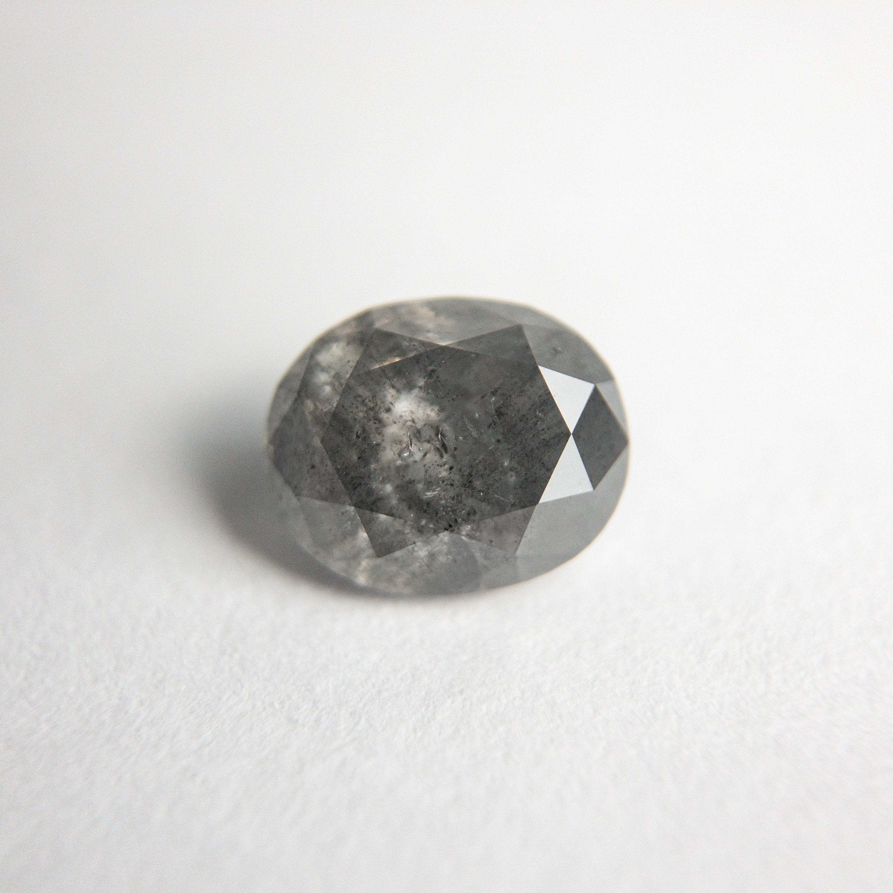 1.16ct 6.94x5.73x3.77mm Salt and Pepper Oval Brilliant 18792-02