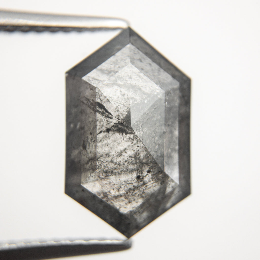 3.59ct 13.41x8.14x3.52mm Hexagon Rosecut 18818-01