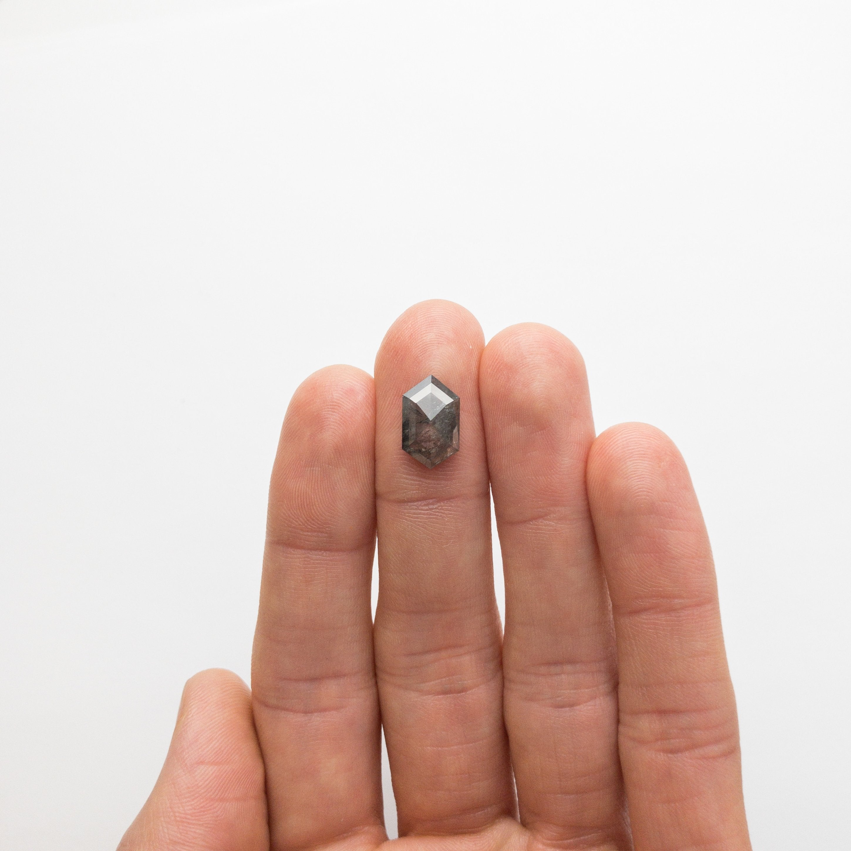 3.59ct 13.41x8.14x3.52mm Hexagon Rosecut 18818-01