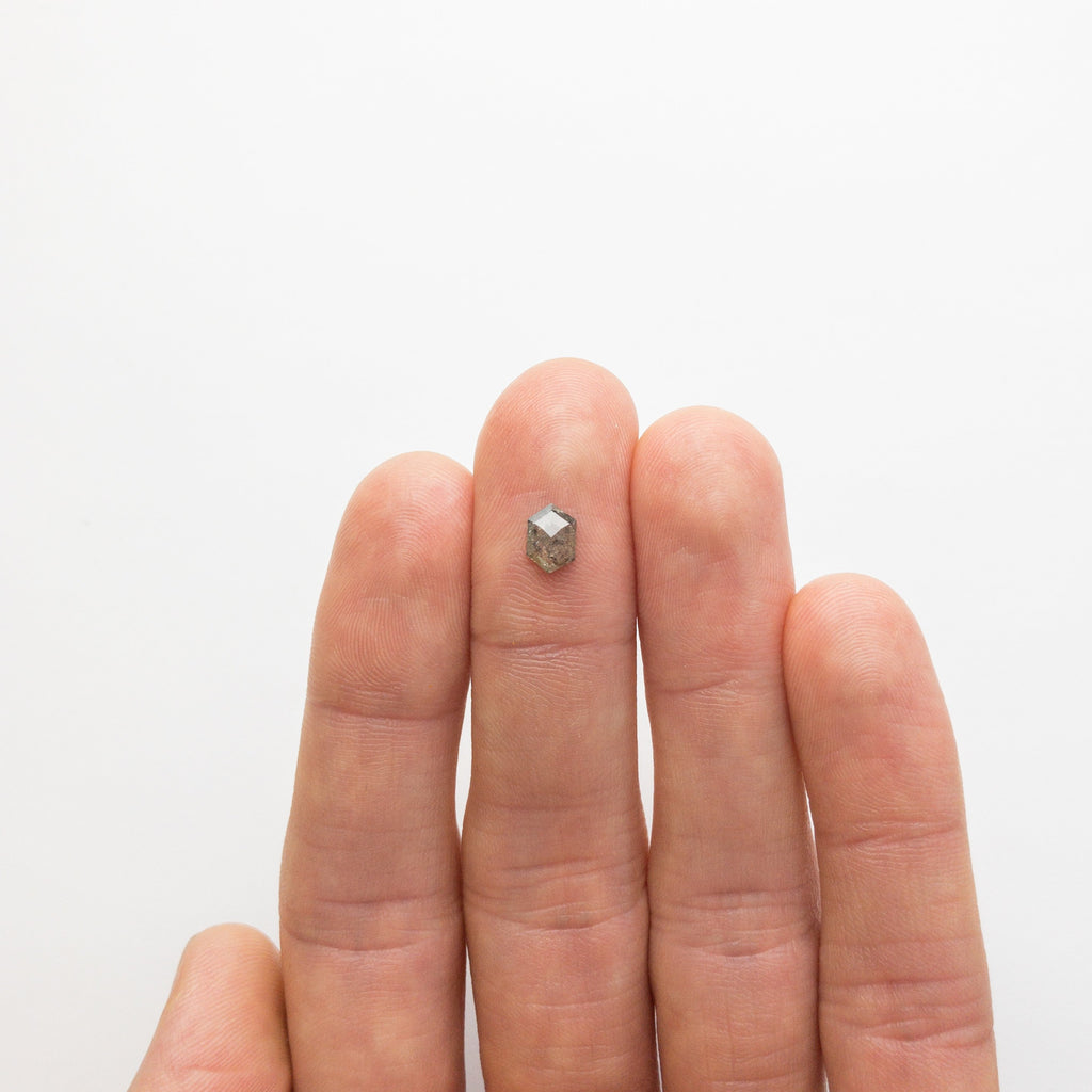 0.67ct 6.95x4.82x2.26mm Hexagon Rosecut 18818-03