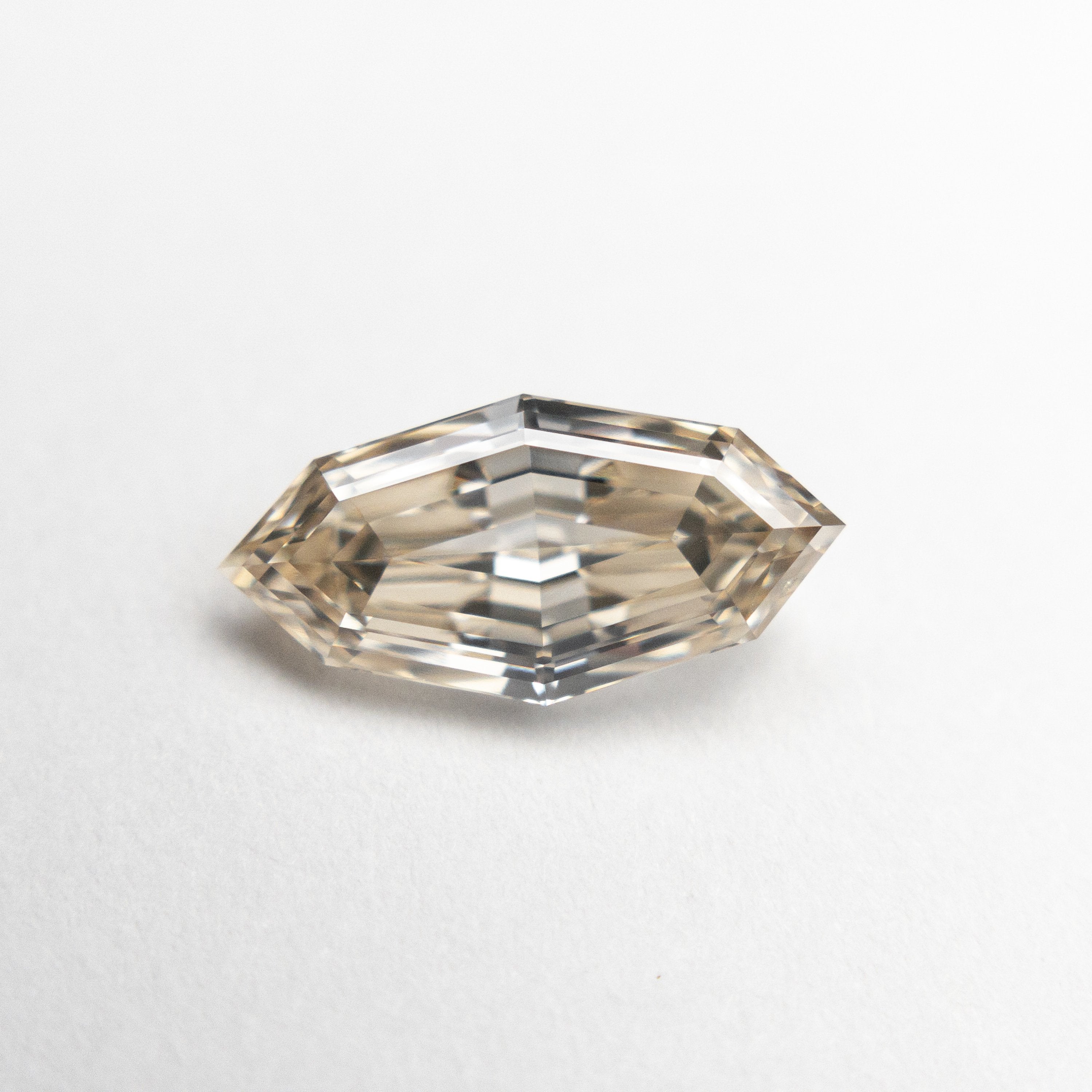 1.13ct 10.49x5.20x2.94mm VS2 Champagne Step Cut Marquise 18839-01 HOLD D2380