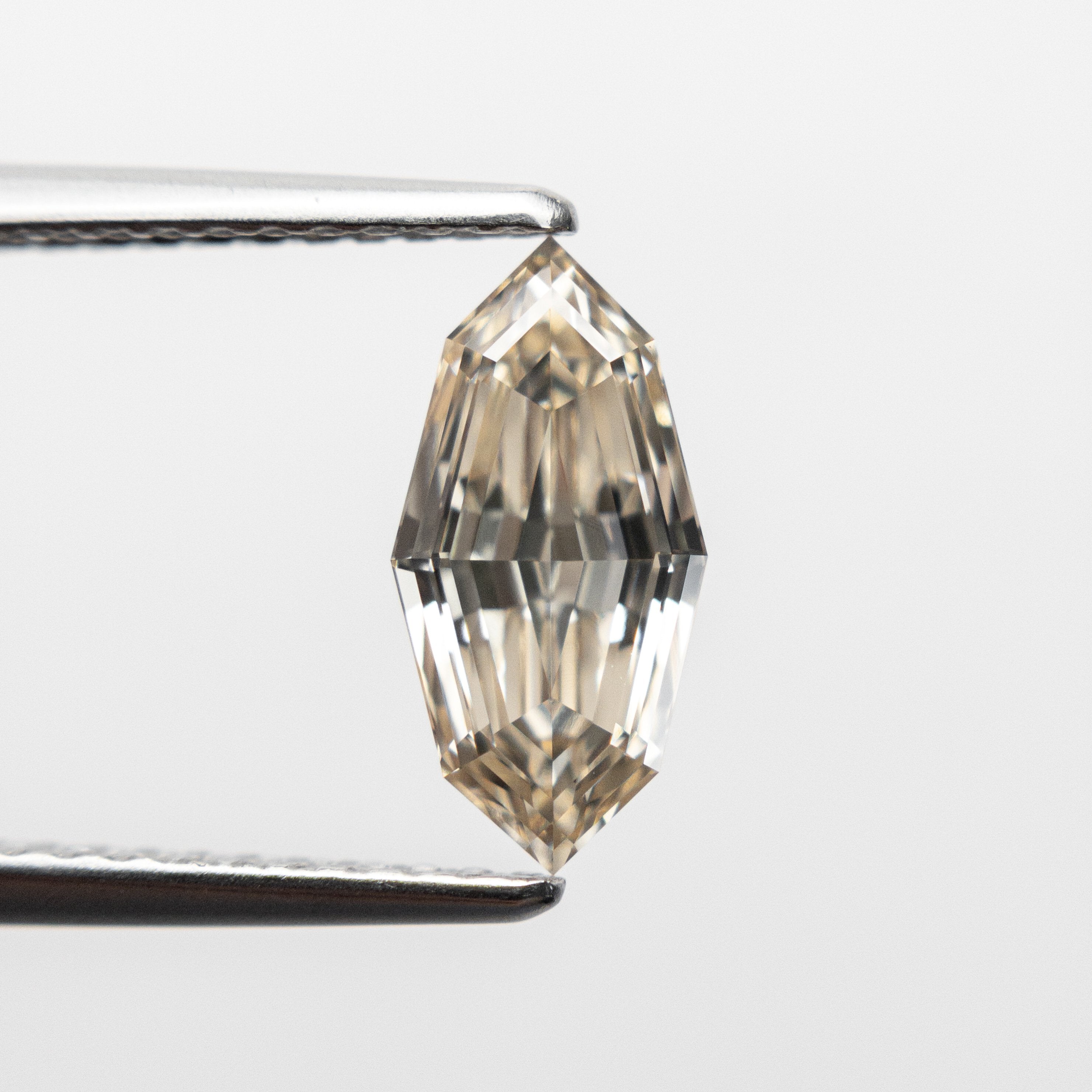 1.13ct 10.49x5.20x2.94mm VS2 Champagne Step Cut Marquise 18839-01 HOLD D2380