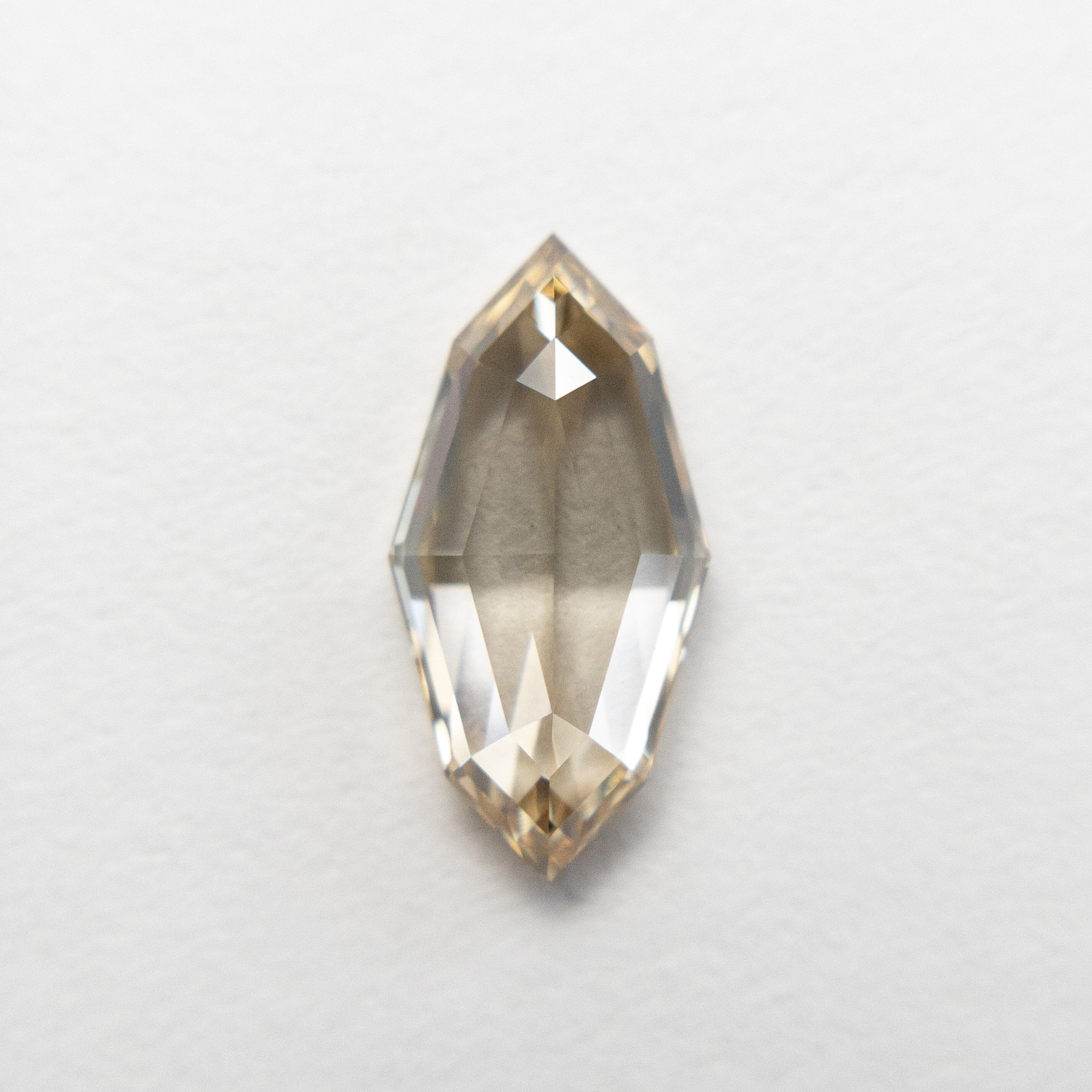 1.08ct 10.49x5.21x2.84mm SI1 Champagne Step Cut Marquise 18839-03