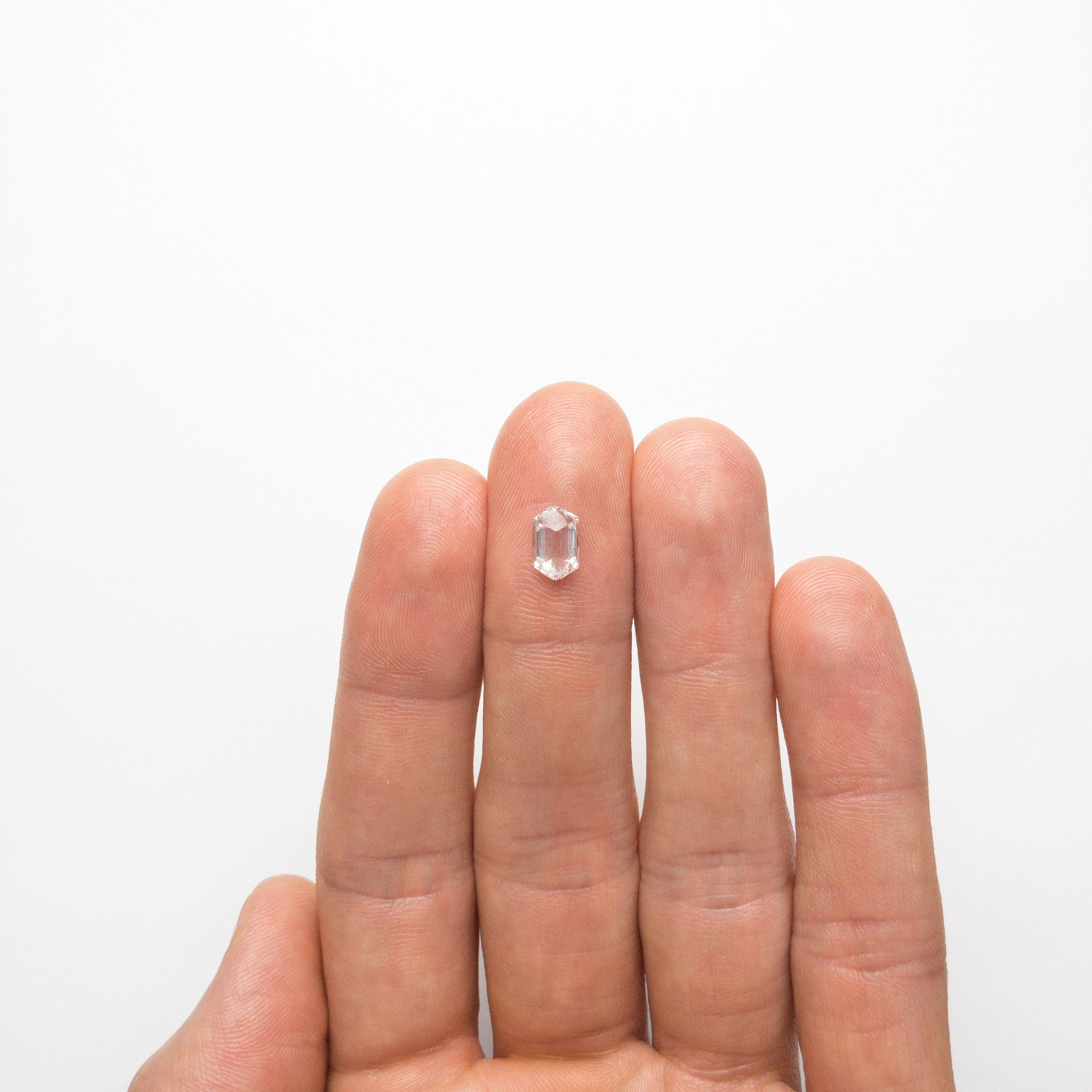 1.04ct 8.23x5.10x2.83mm SI2 F Hexagon Step Cut 19030-01
