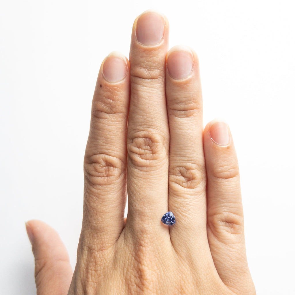 0.74ct 5.36x4.96x3.93mm Trillion Brilliant Sapphire 22319-01