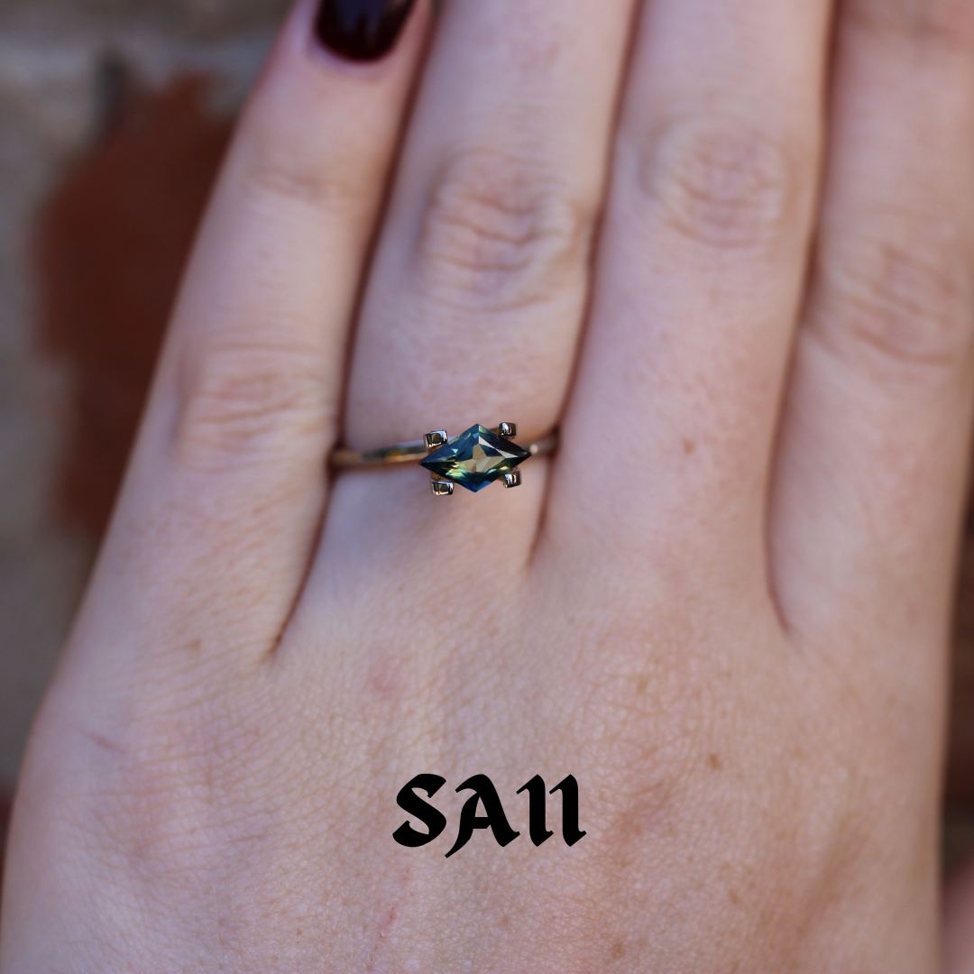 Design your own hot sale sapphire engagement ring