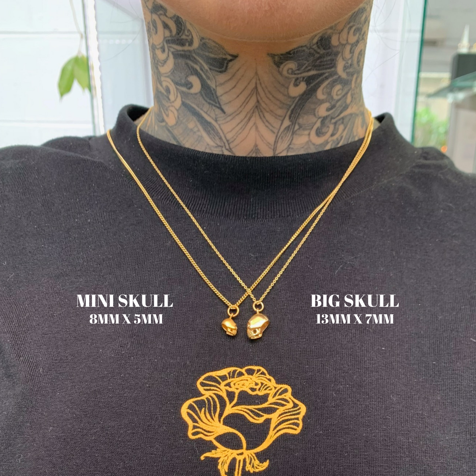 Links of london hot sale skull necklace