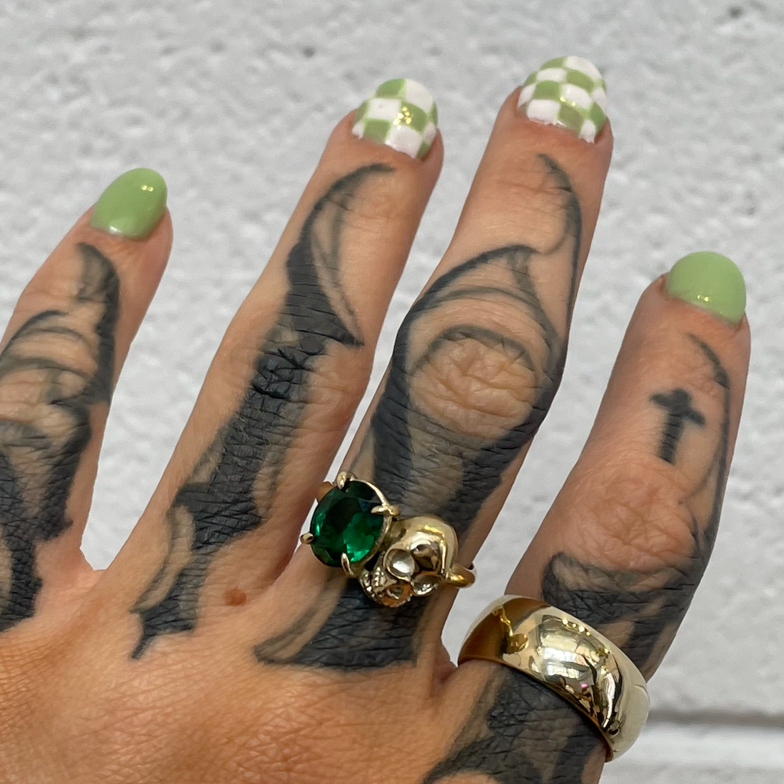 The Bitter End Ring - Imitation Emerald - Ready to Ship