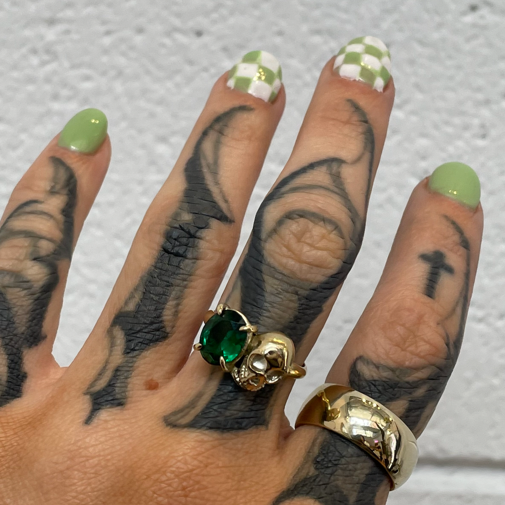 The Bitter End Ring - Imitation Emerald - Ready to Ship